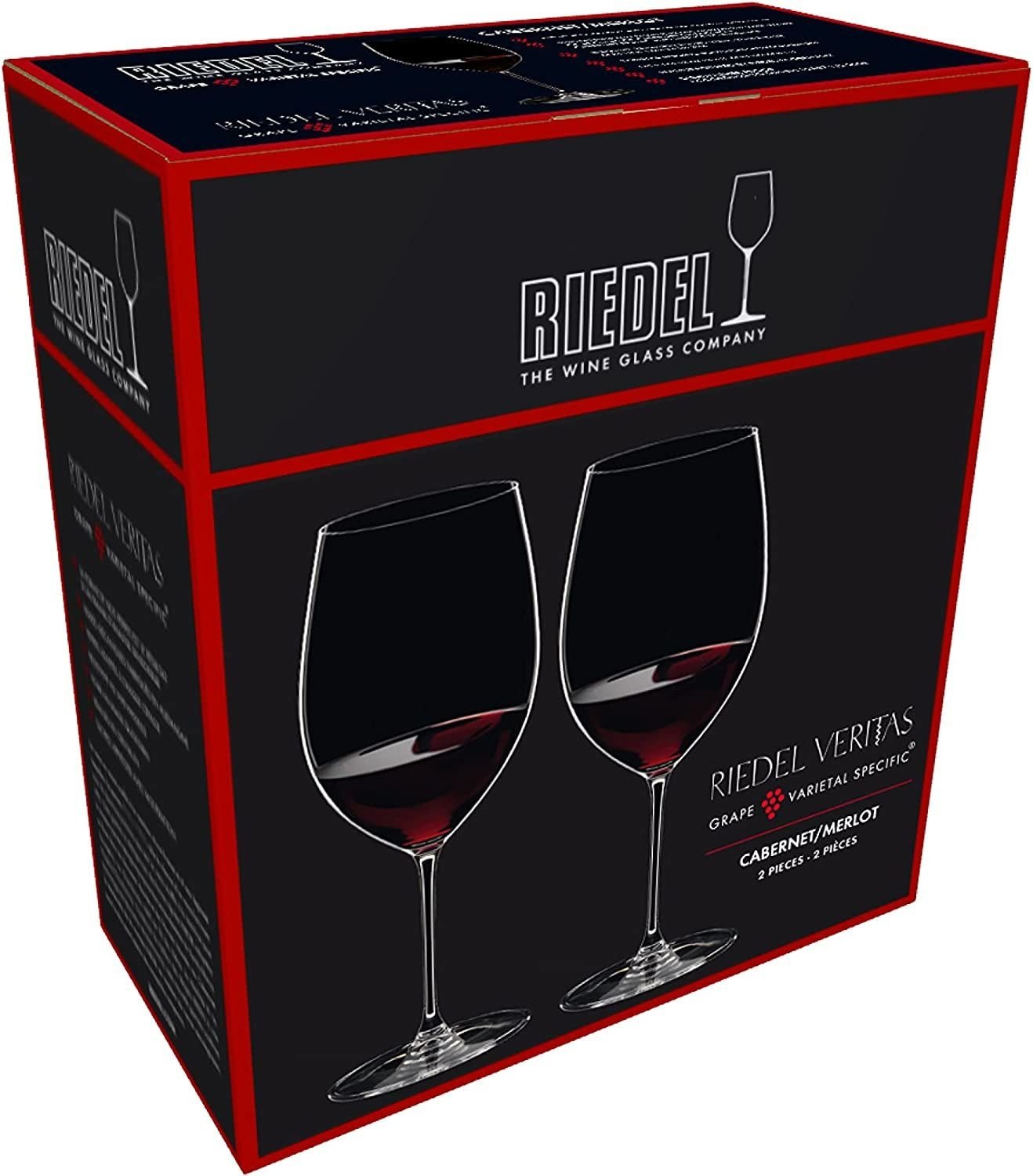 Veritas Cabarnet Savignon/Merlot 2'li Kırmızı Şarap Kadehi Seti 6449/0