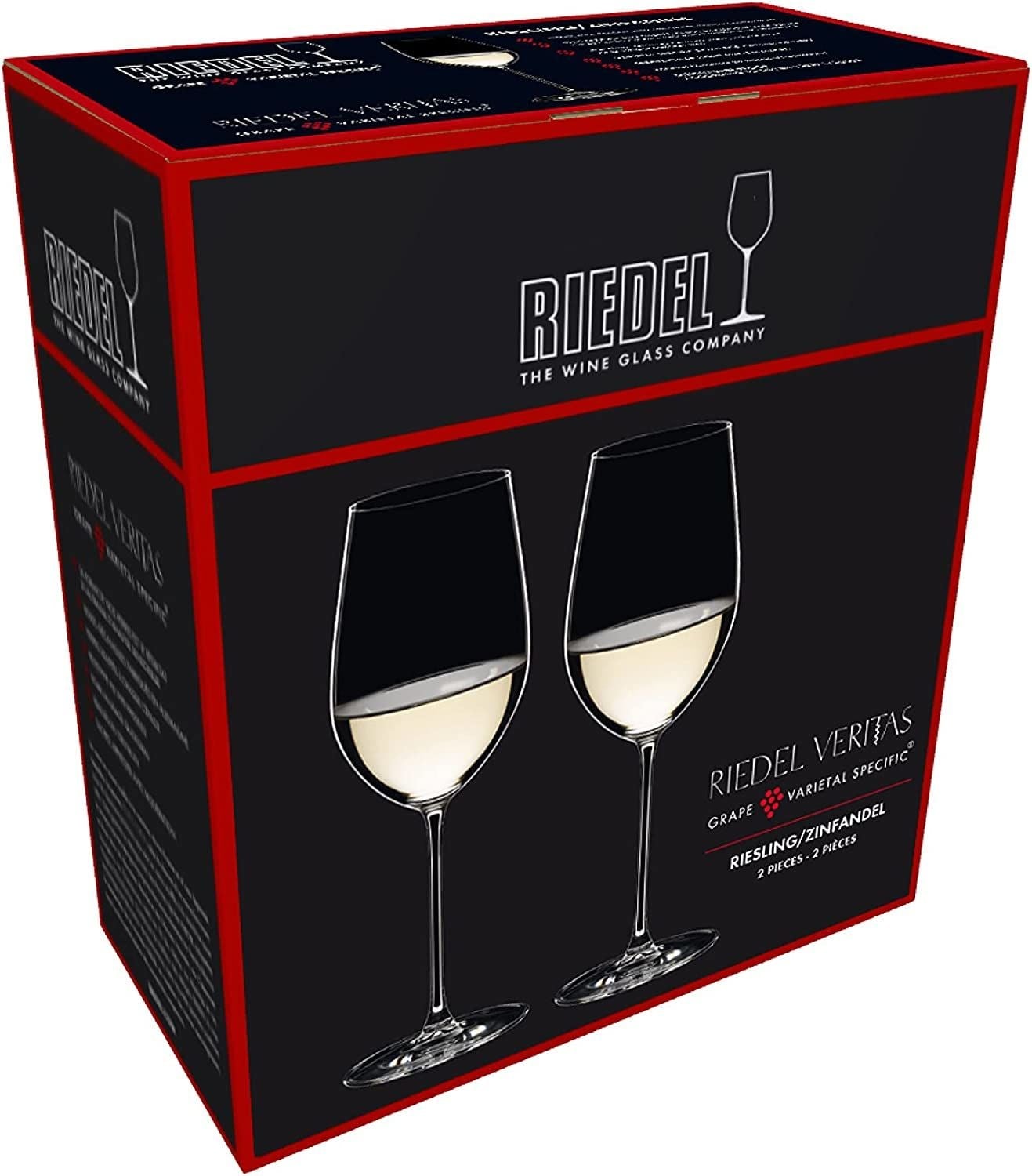 Veritas Riesling/Zinfandel 2'li Beyaz Şarap Kadehi Seti 6449/15
