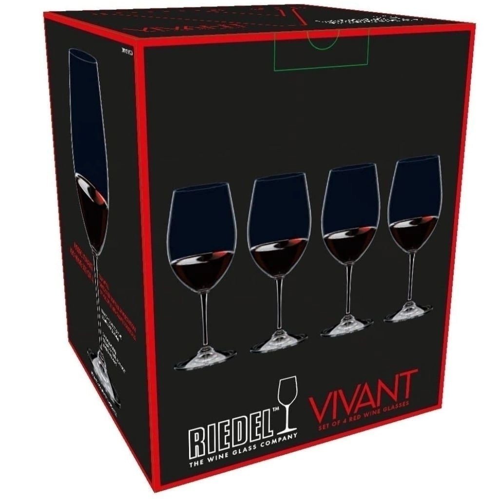 Vivant 4'lü Kırmızı Şarap Kadehi Seti 0484/0