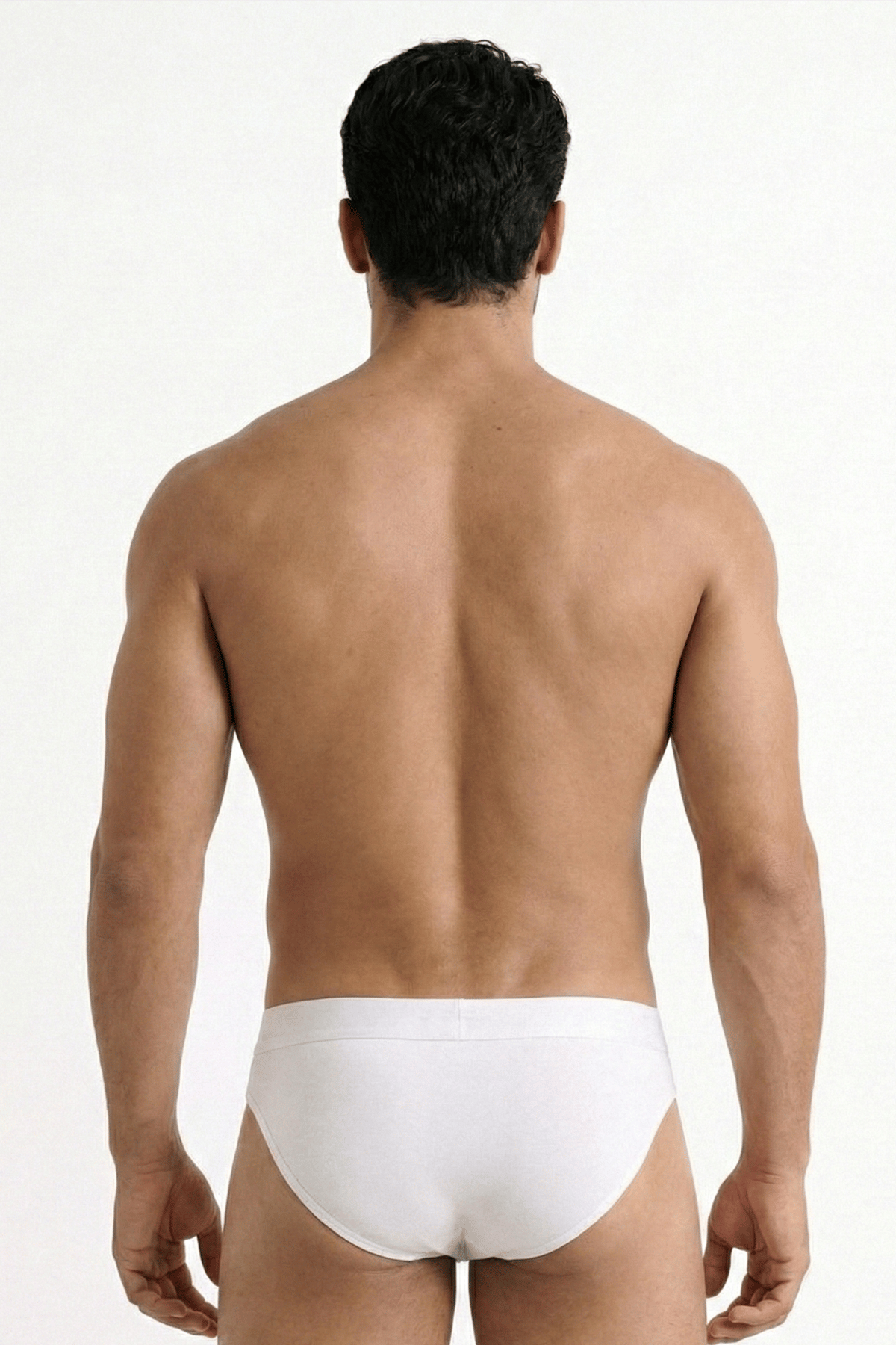 Erkek Modal Basic Slim Fit Slip Beyaz