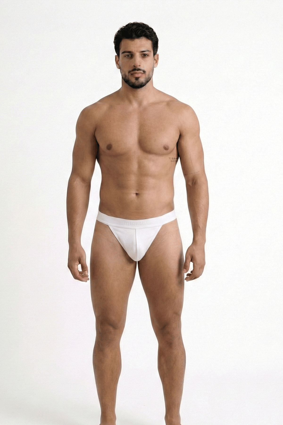 Erkek Modal Slim Fit Tanga Beyaz