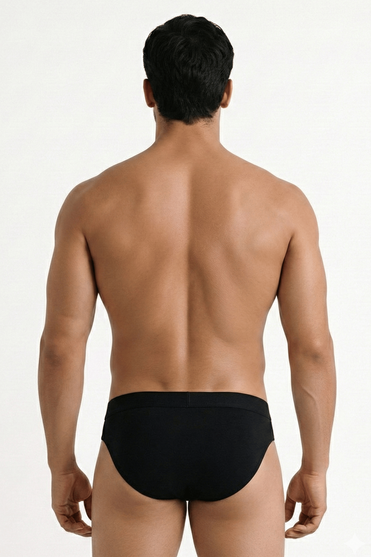 Erkek Modal Slim Fit Tanga Siyah