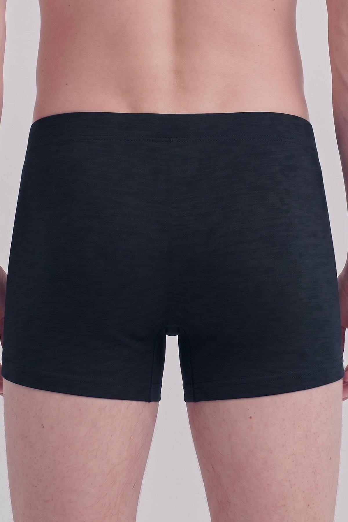 Mısırlı Erkek Gümüş Kısa Boxer Lacivert