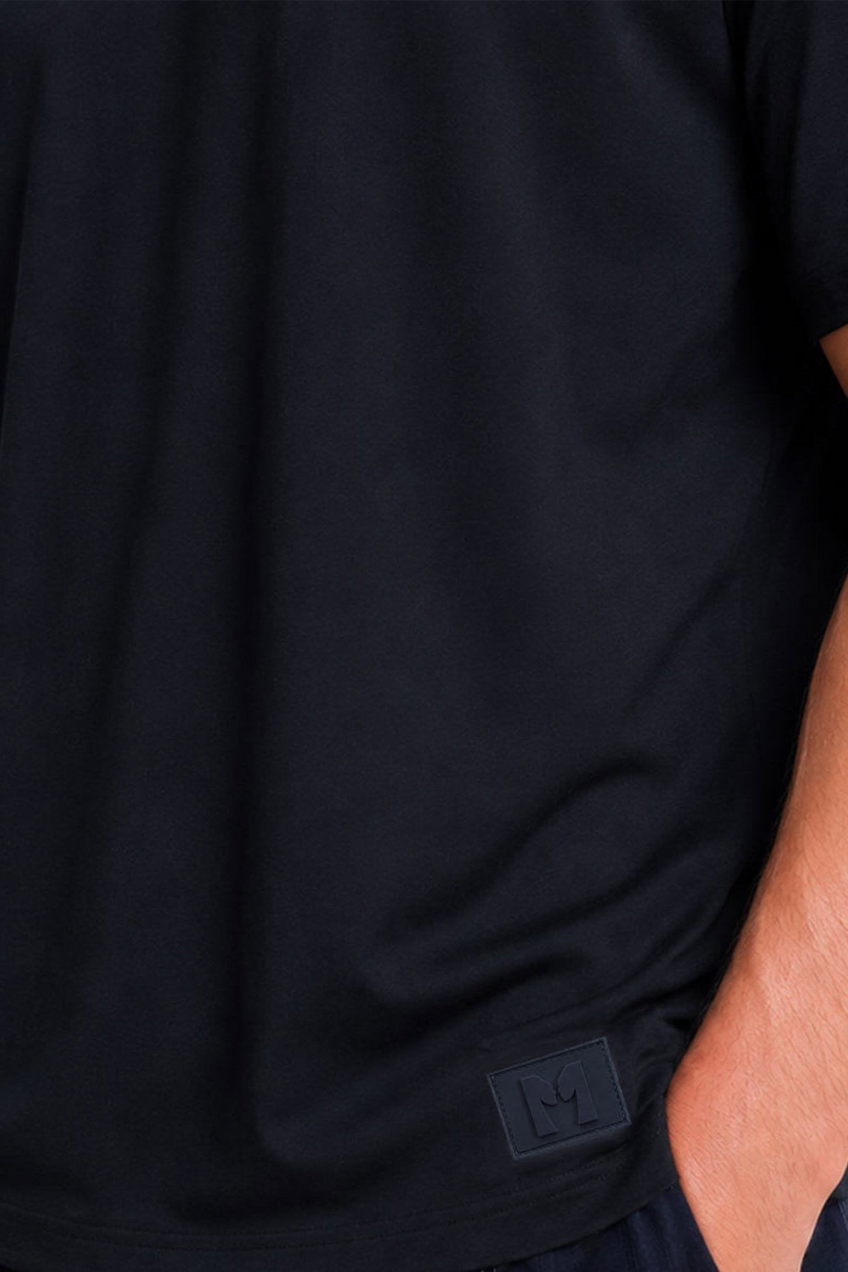 Mısırlı Erkek Relax Fit Penye T-Shirt Lacivert