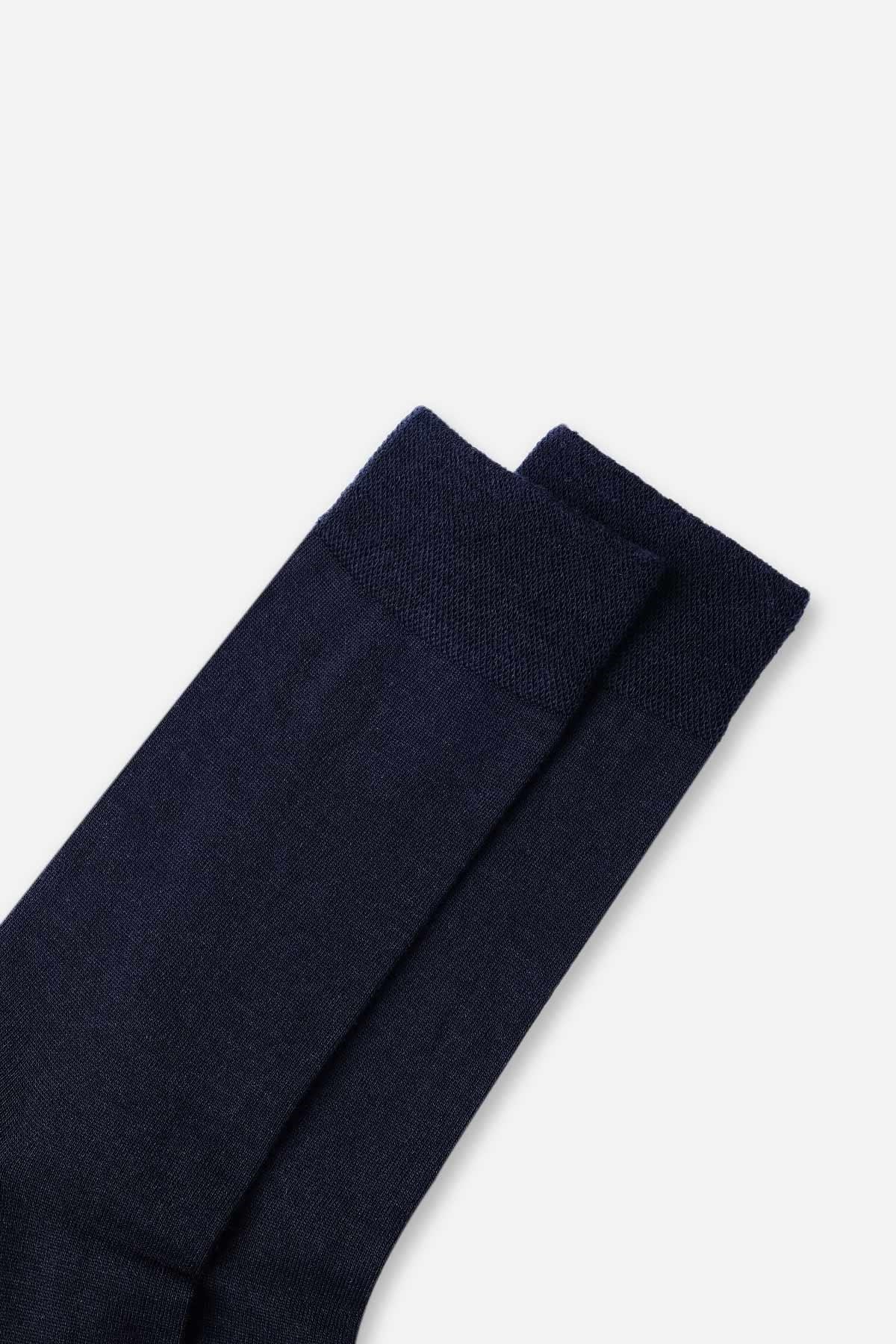 Mısırlı Erkek Soft Wool (Koyun Yünü) Tekli Soket Çorap Lacivert