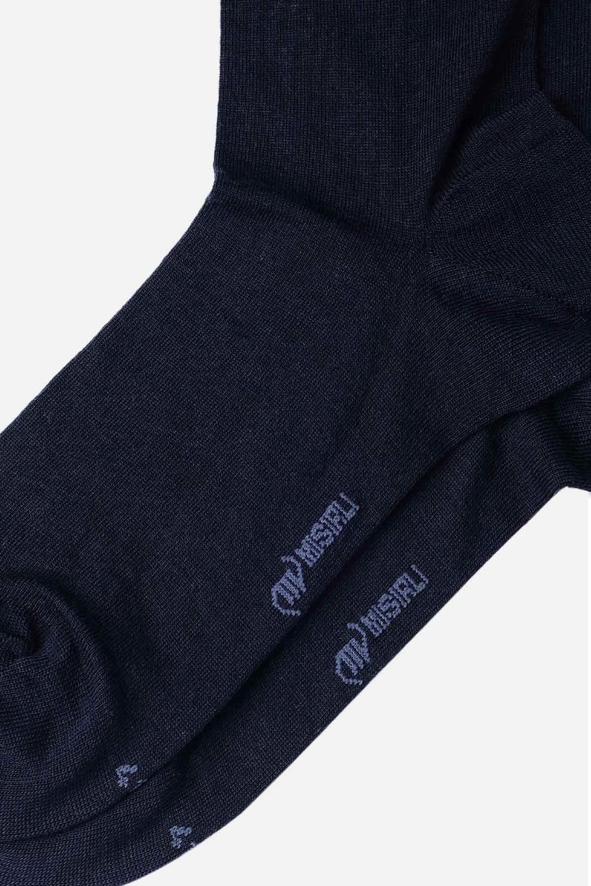 Mısırlı Erkek Soft Wool (Koyun Yünü) Tekli Soket Çorap Lacivert