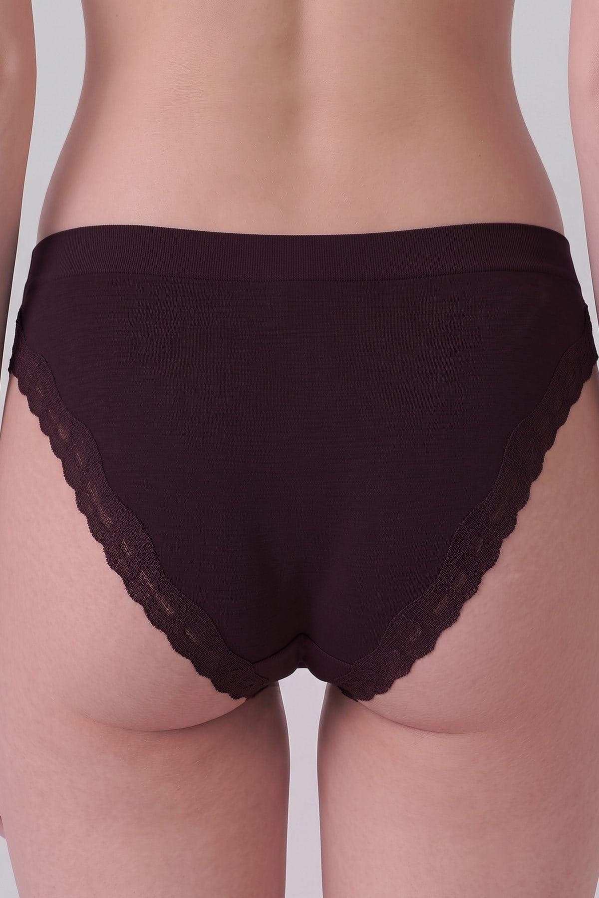 Mısırlı Kadın Modal Seamless Brief Slip Bordo