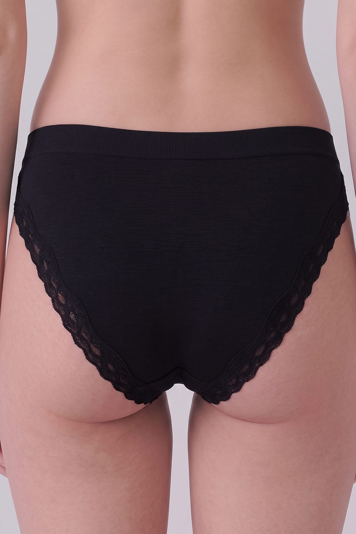 Mısırlı Kadın Modal Seamless Brief Slip Siyah