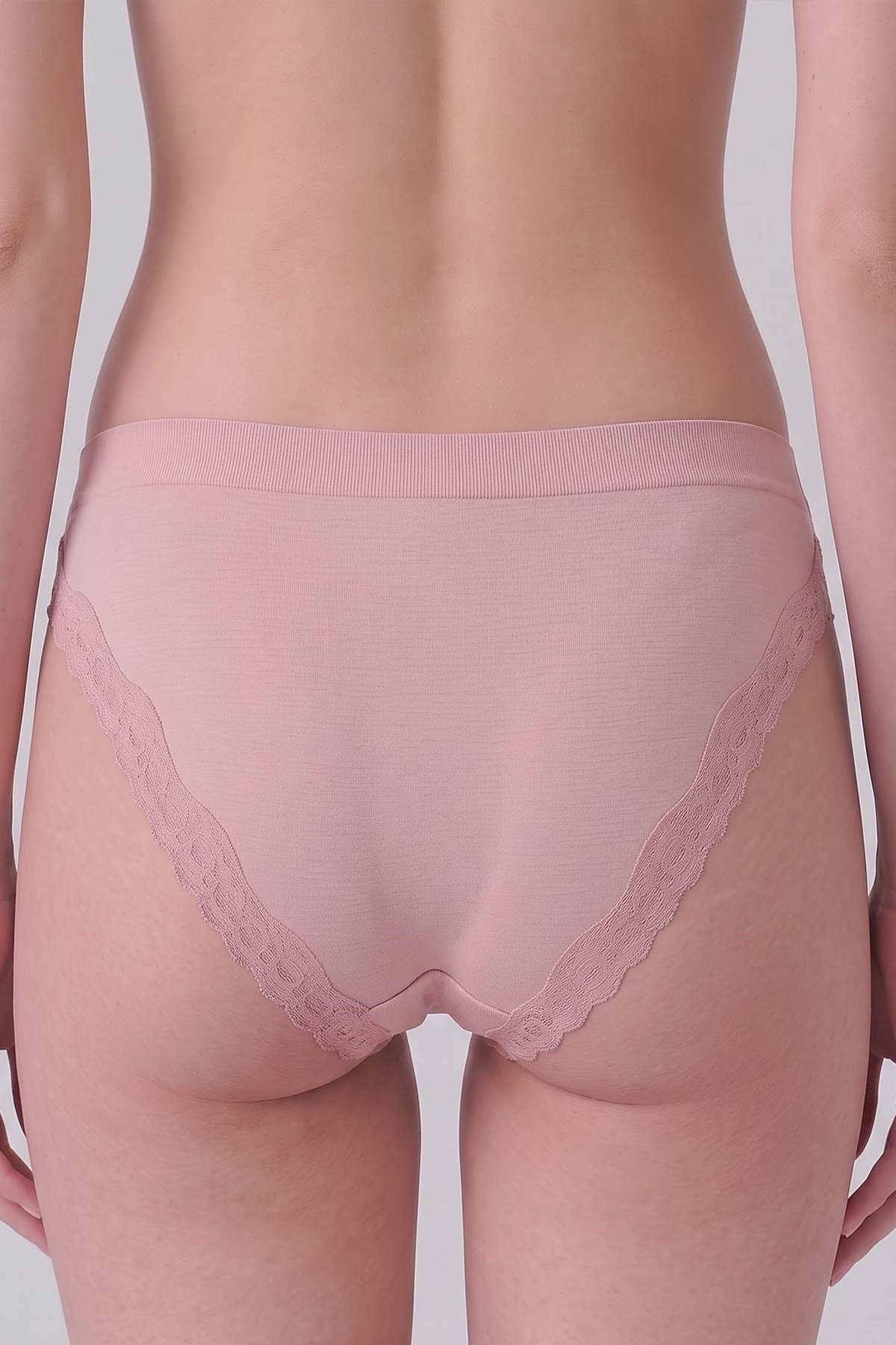 Mısırlı Kadın Modal Seamless Brief Slip Pudra