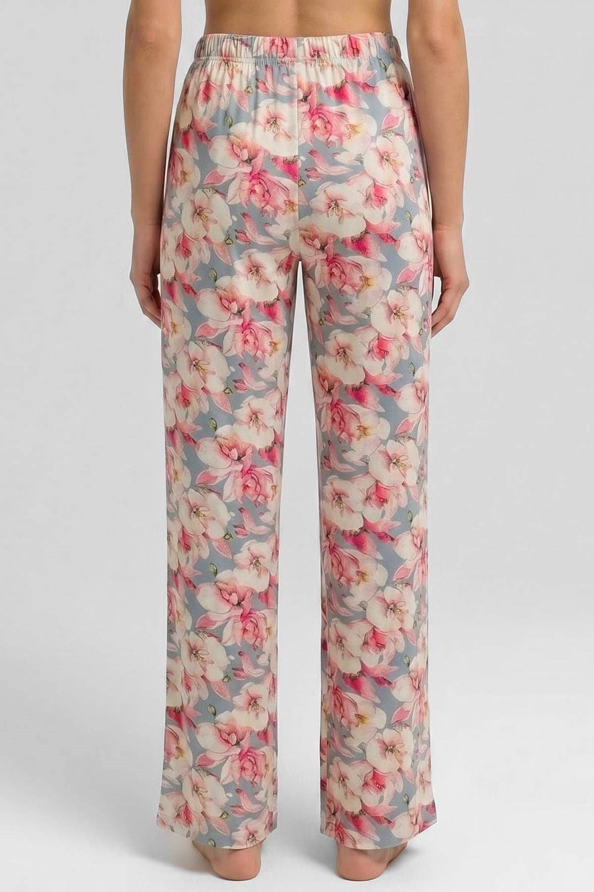 Mısırlı Kadın Viskon Alt Pijama Pembe