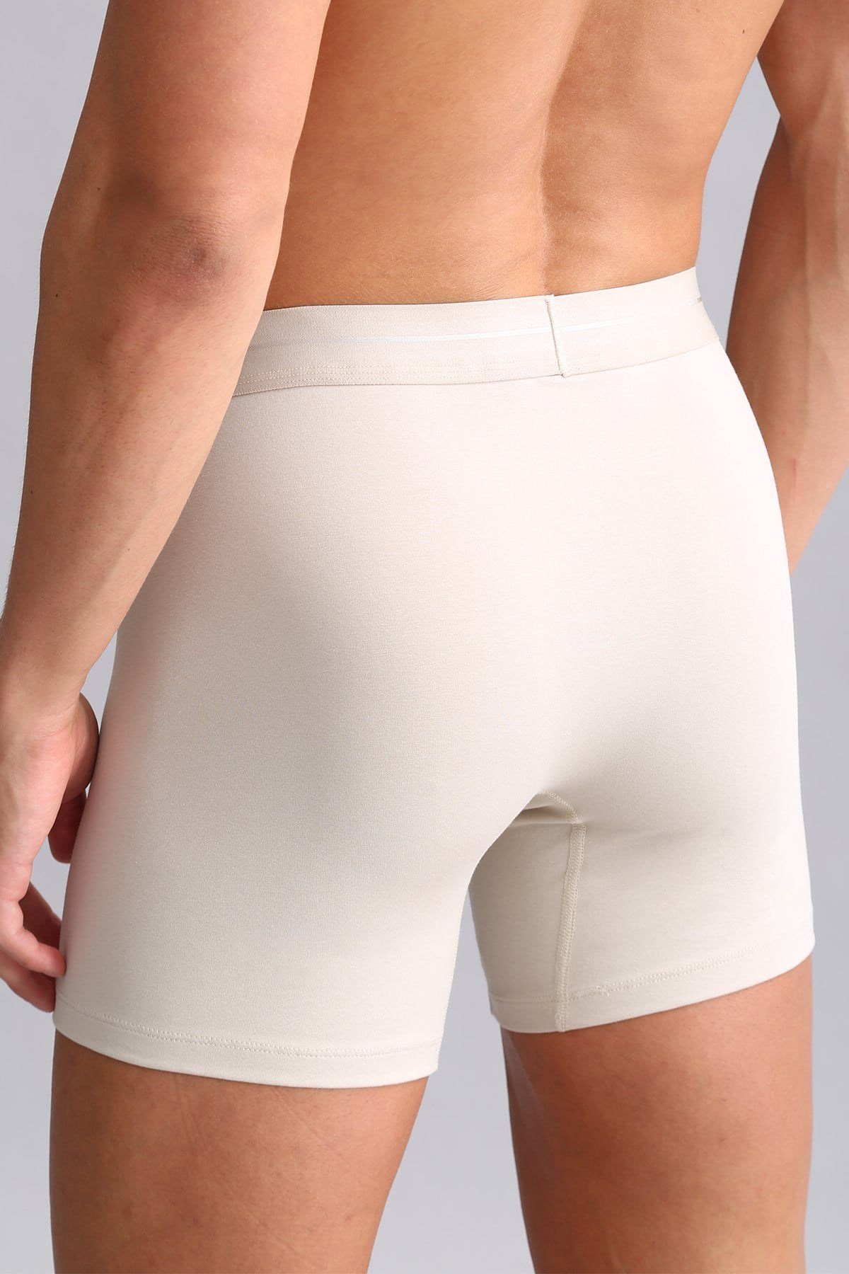Mısırlı ORGANIC Pamuklu SPARTACUS PLUS PERFORMANCE Long Boxer Toprak Bej