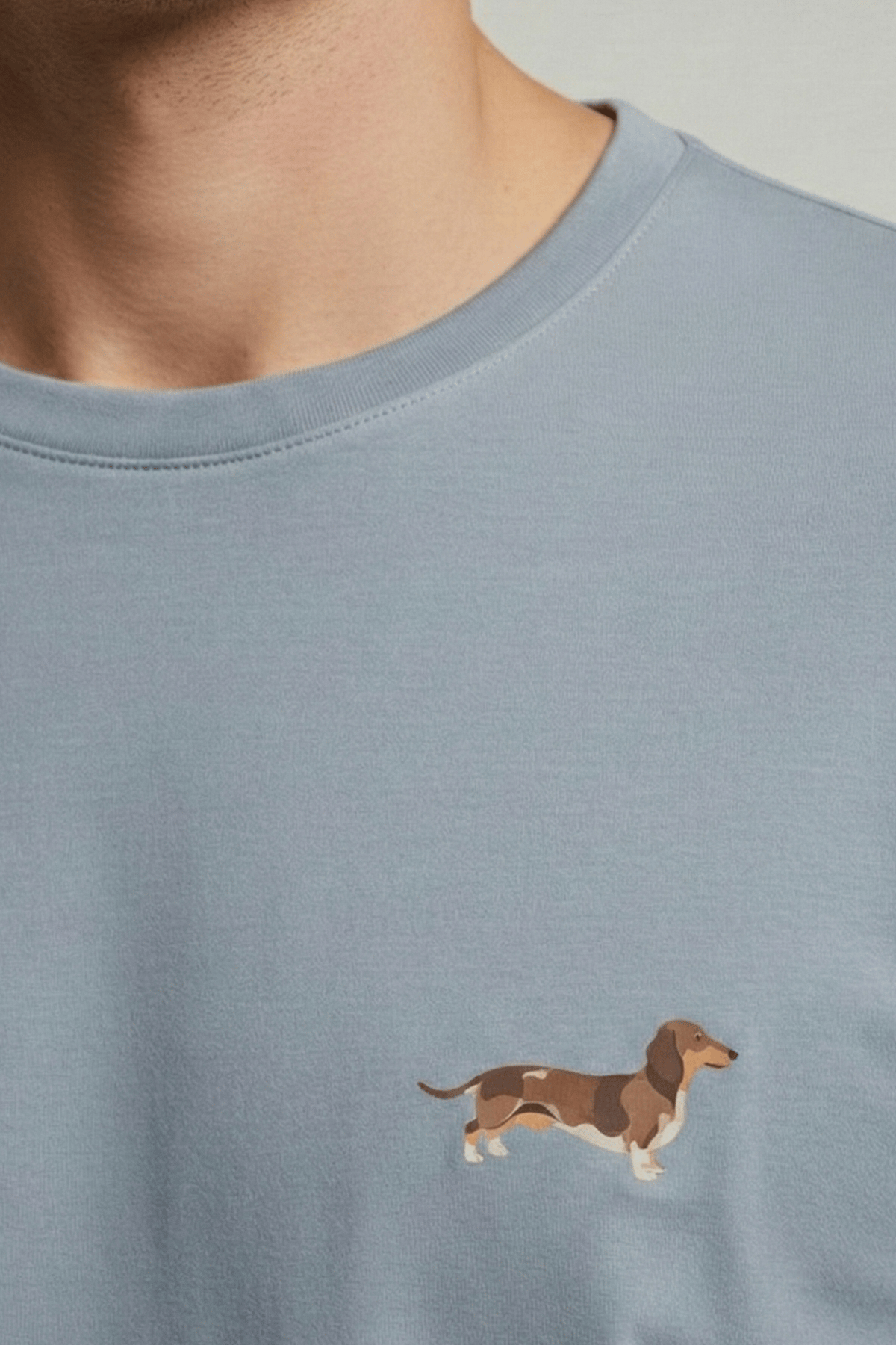 Pamuklu Kısa Kollu Pijama Takım Mavi