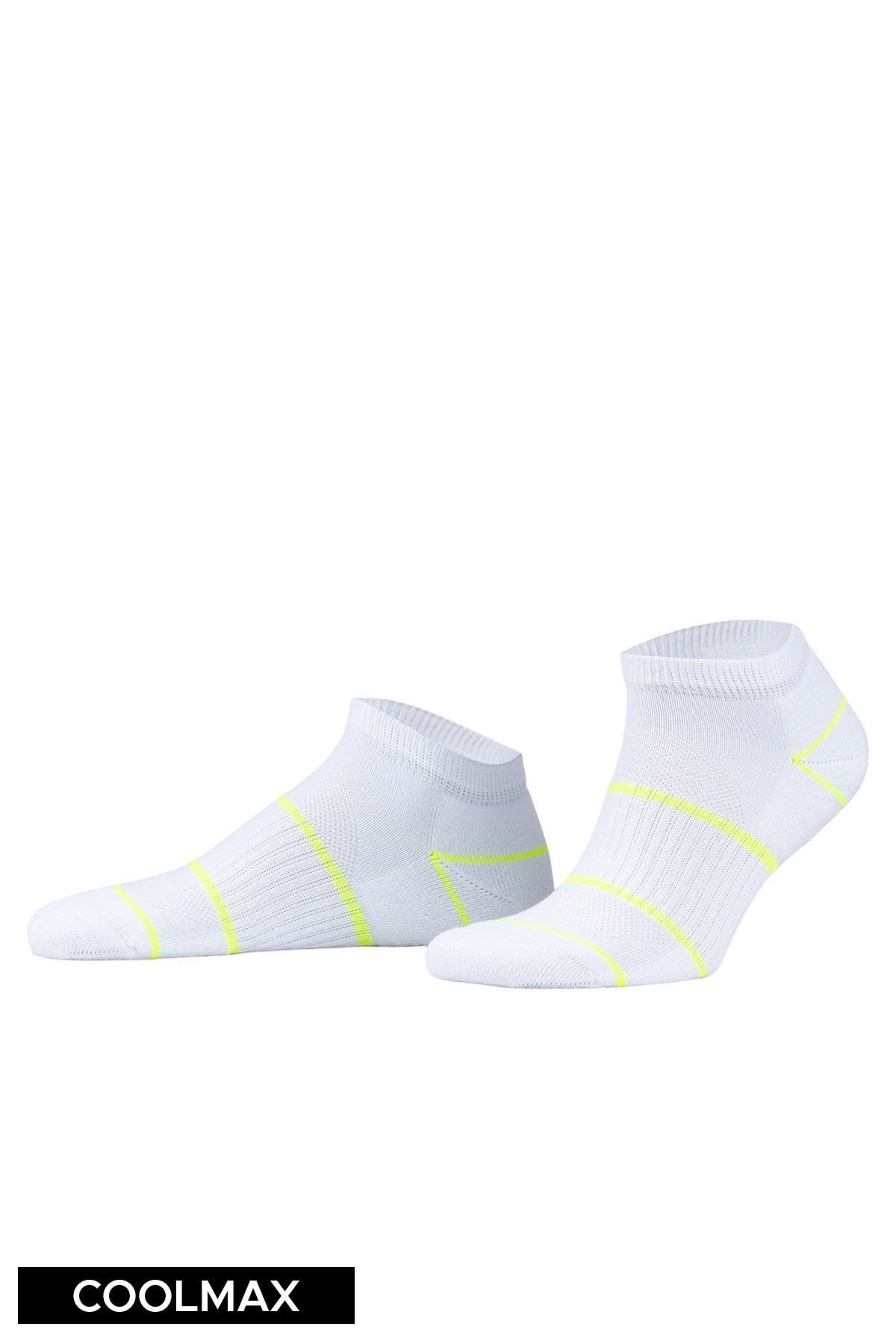 Unisex Coolmax Ecomade Patik Çorap - 4 Lü Beyaz