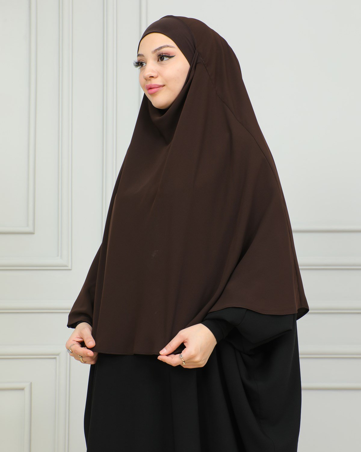 OVAL BAĞLAMALI SUFLE PRATİK EŞARP