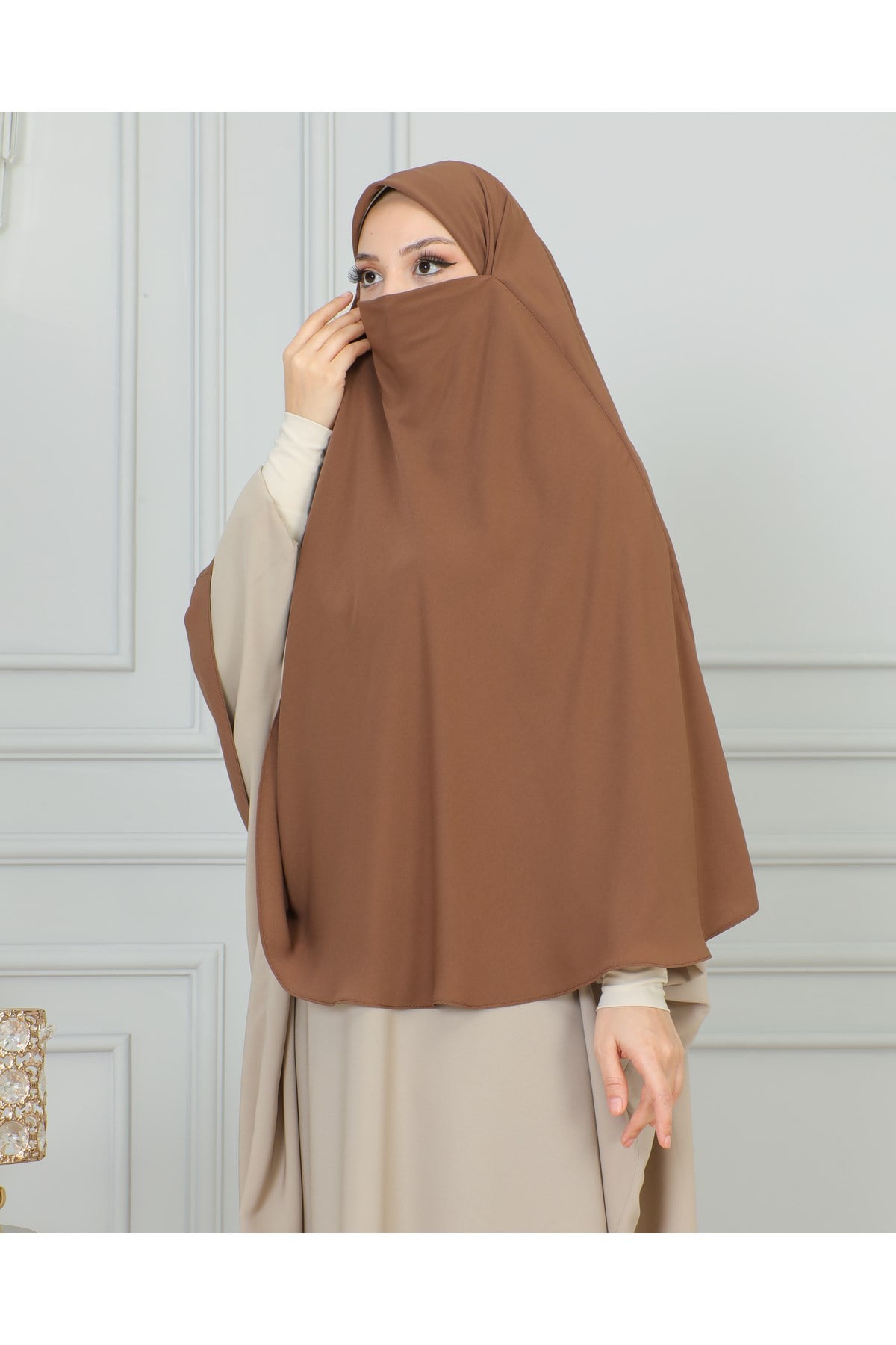 OVAL BAĞLAMALI SUFLE PRATİK EŞARP