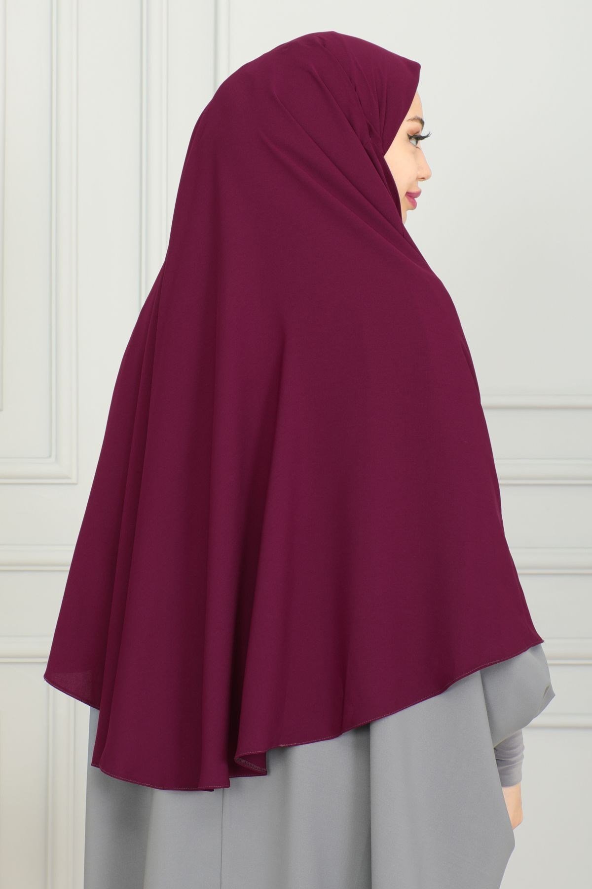 OVAL BAĞLAMALI SUFLE PRATİK EŞARP