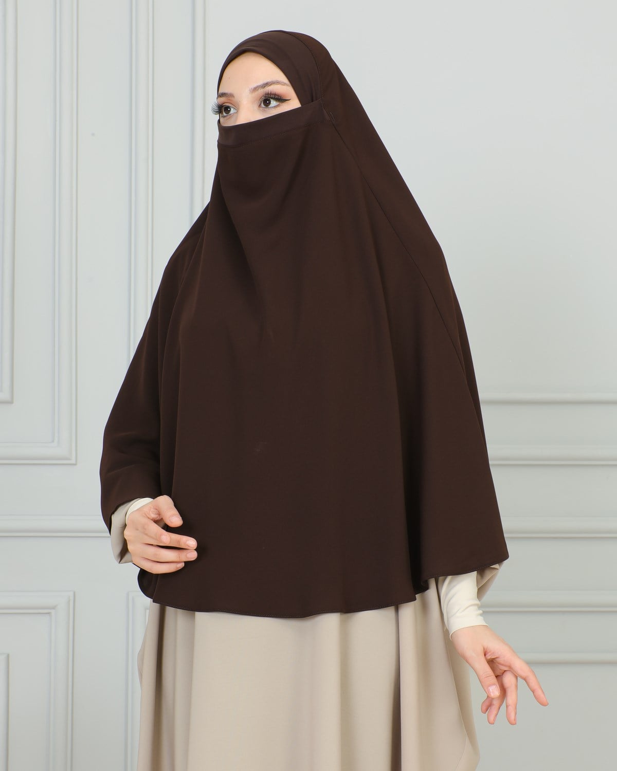 OVAL BAĞLAMALI SUFLE PRATİK EŞARP