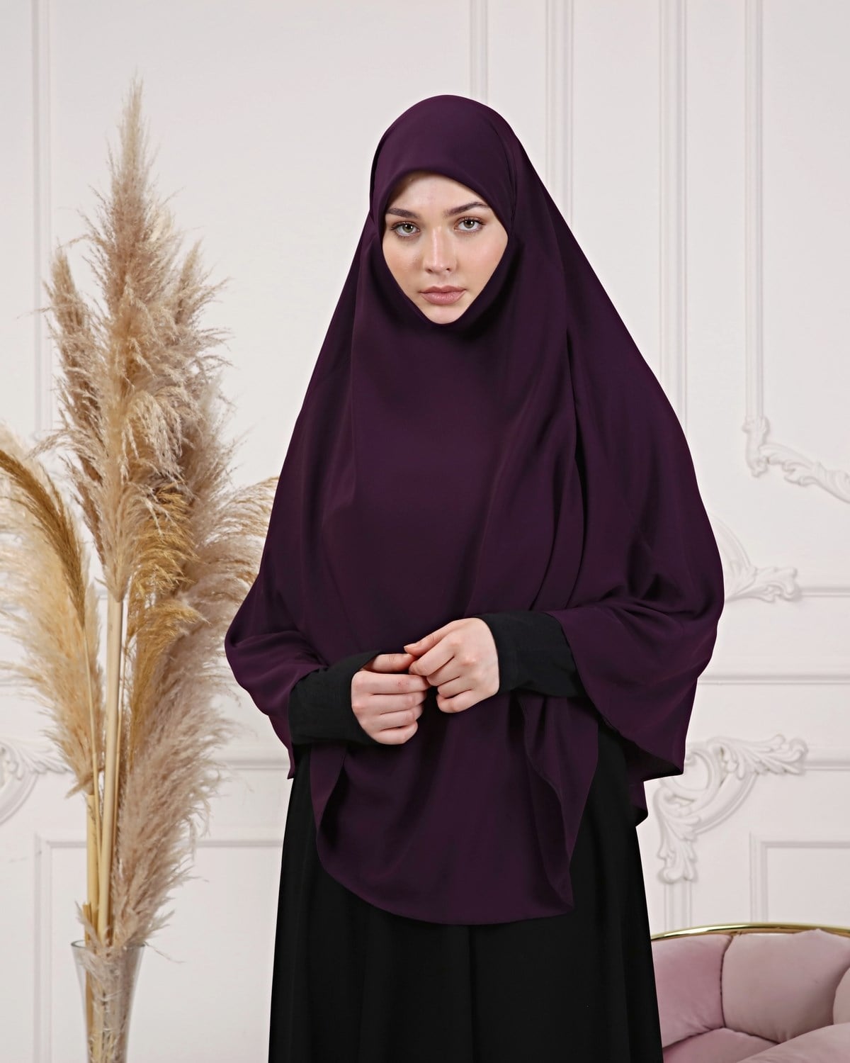 OVAL BAĞLAMALI SUFLE PRATİK EŞARP