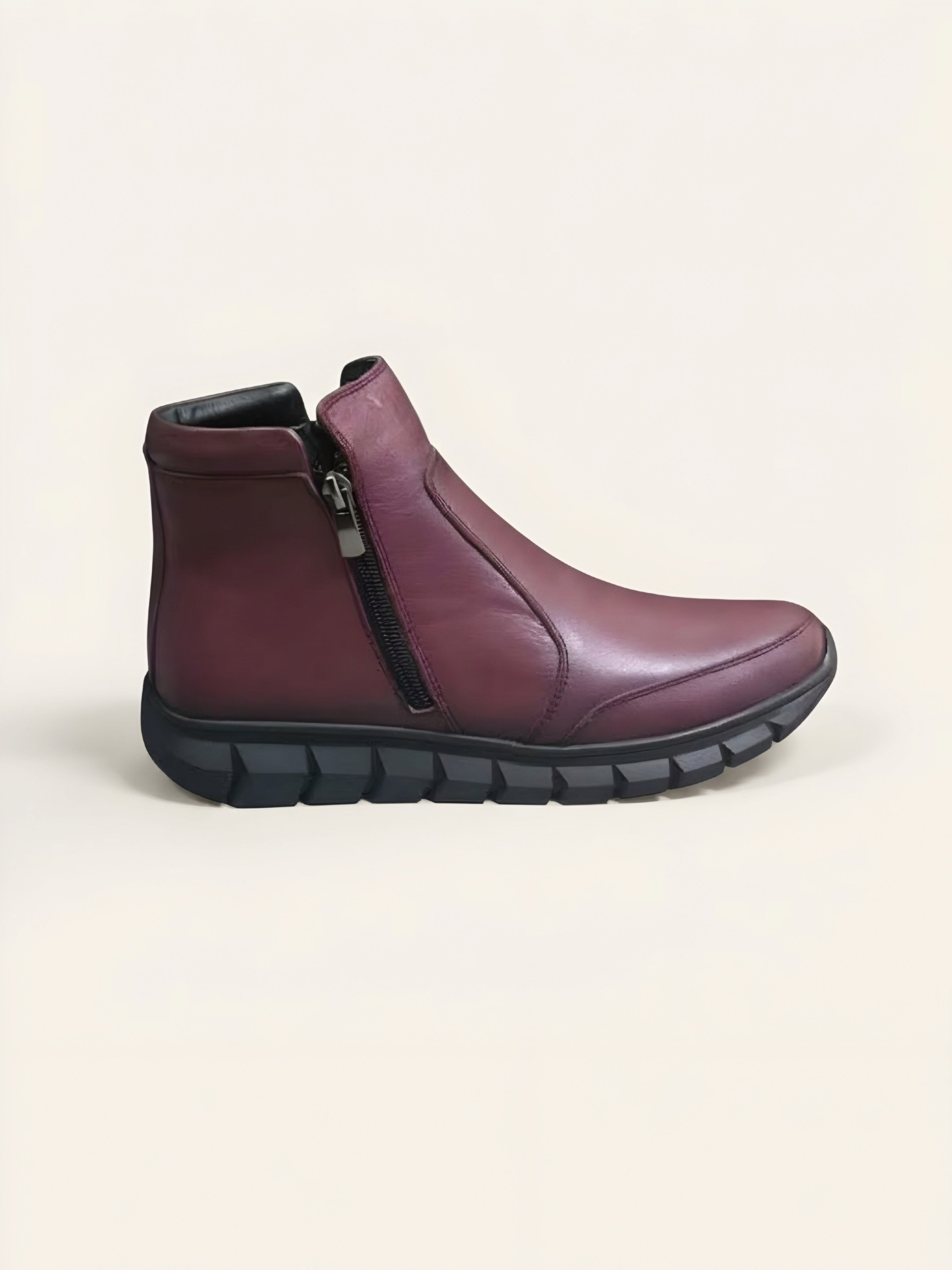 CEYO 0437 Kadın Kışlık Bot Bordo