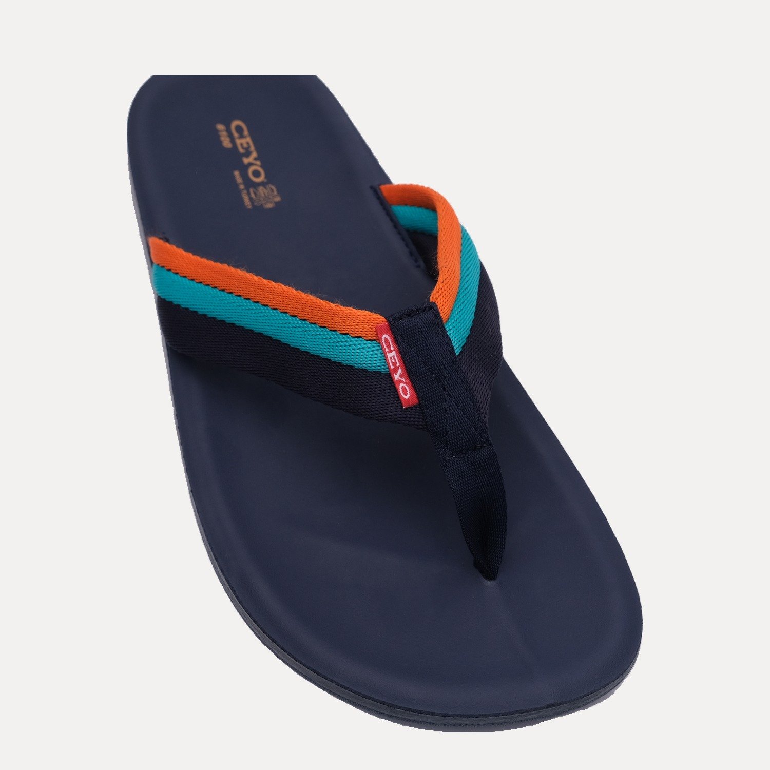 CEYO 6100-27 Unisex Parmak Arası Terlik Lacivert