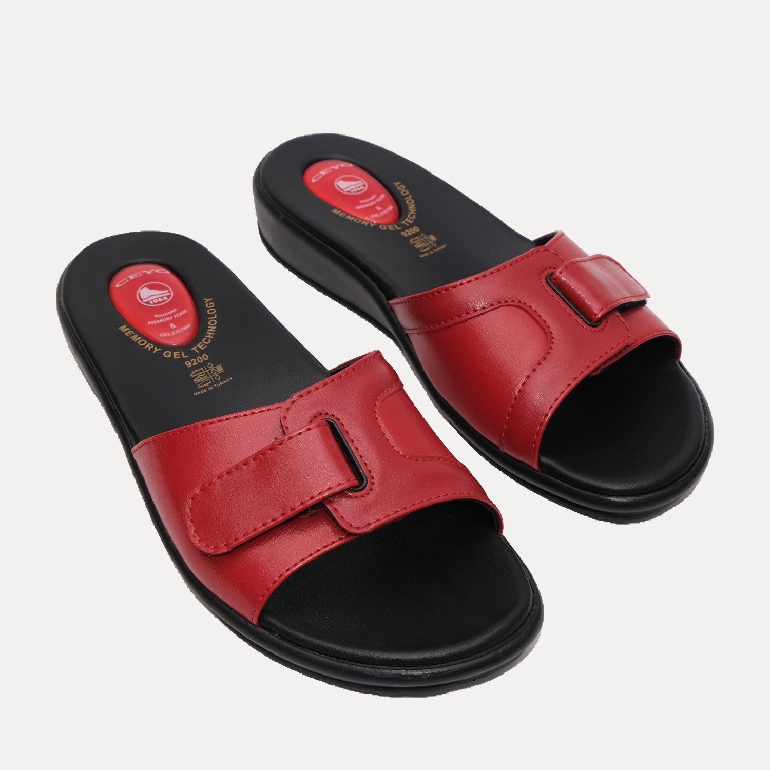 CEYO 9200-12 Kadın Anatomik Terlik Kırmızı