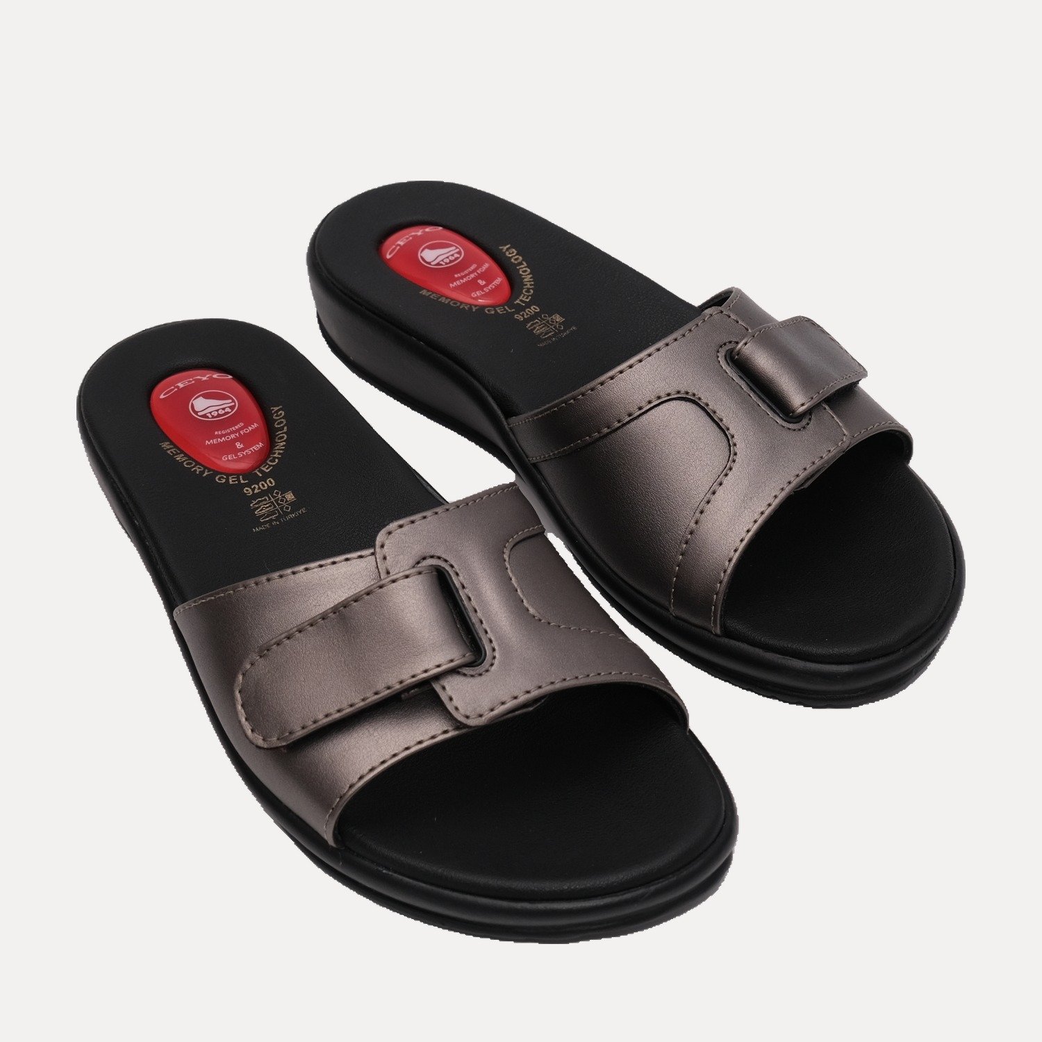CEYO 9200-12 Kadın Anatomik Terlik Platin