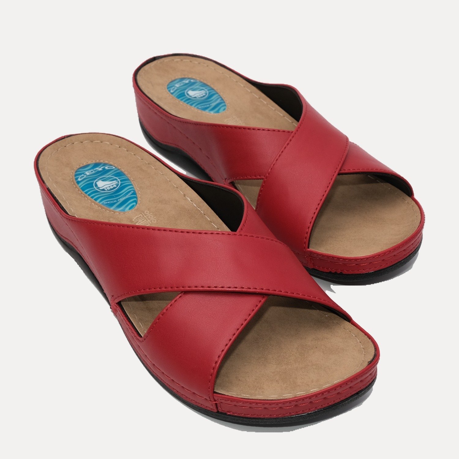 CEYO 9946-1 Kadın Terlik Bordo
