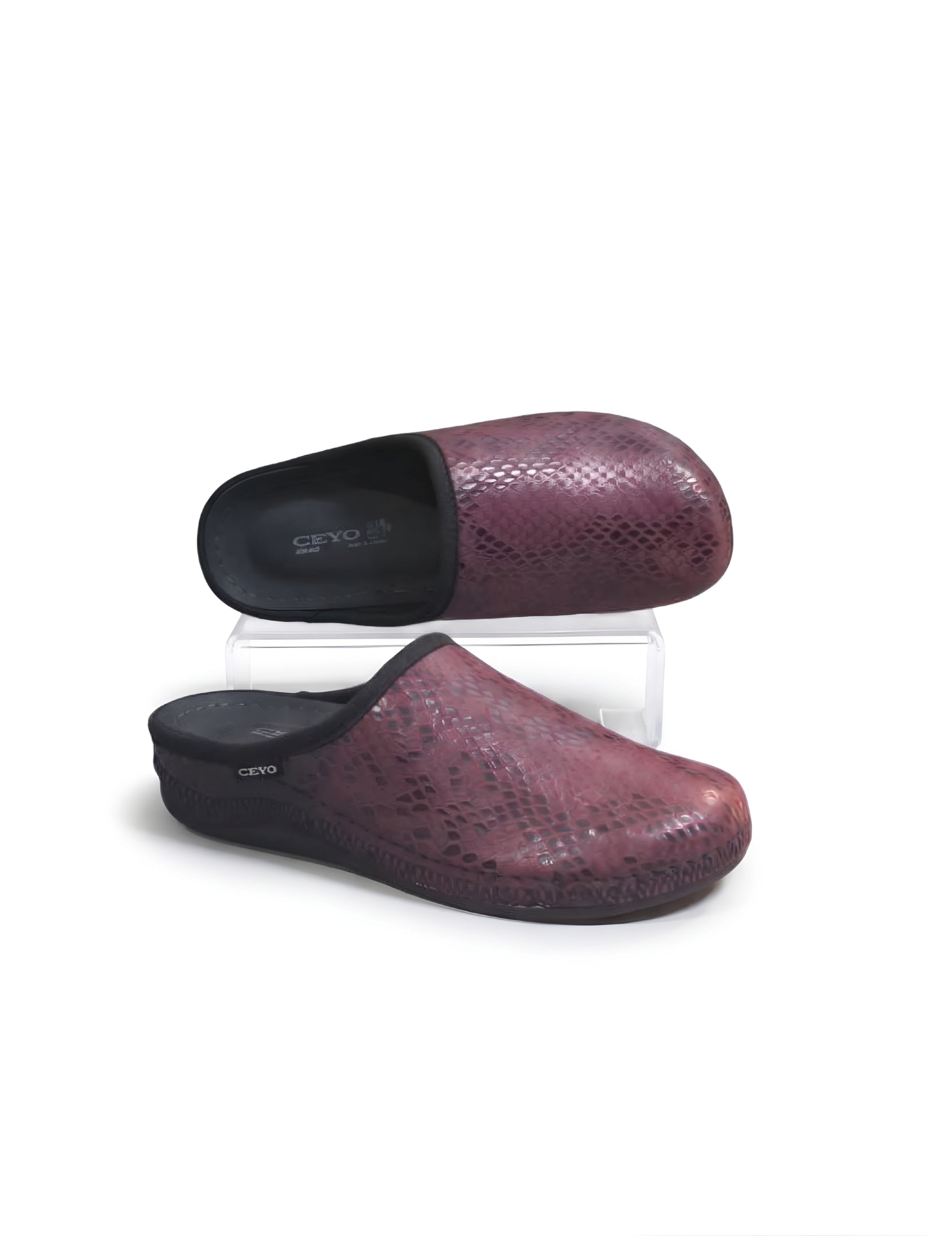 CEYO 9946-33 Kadın Terlik Bordo
