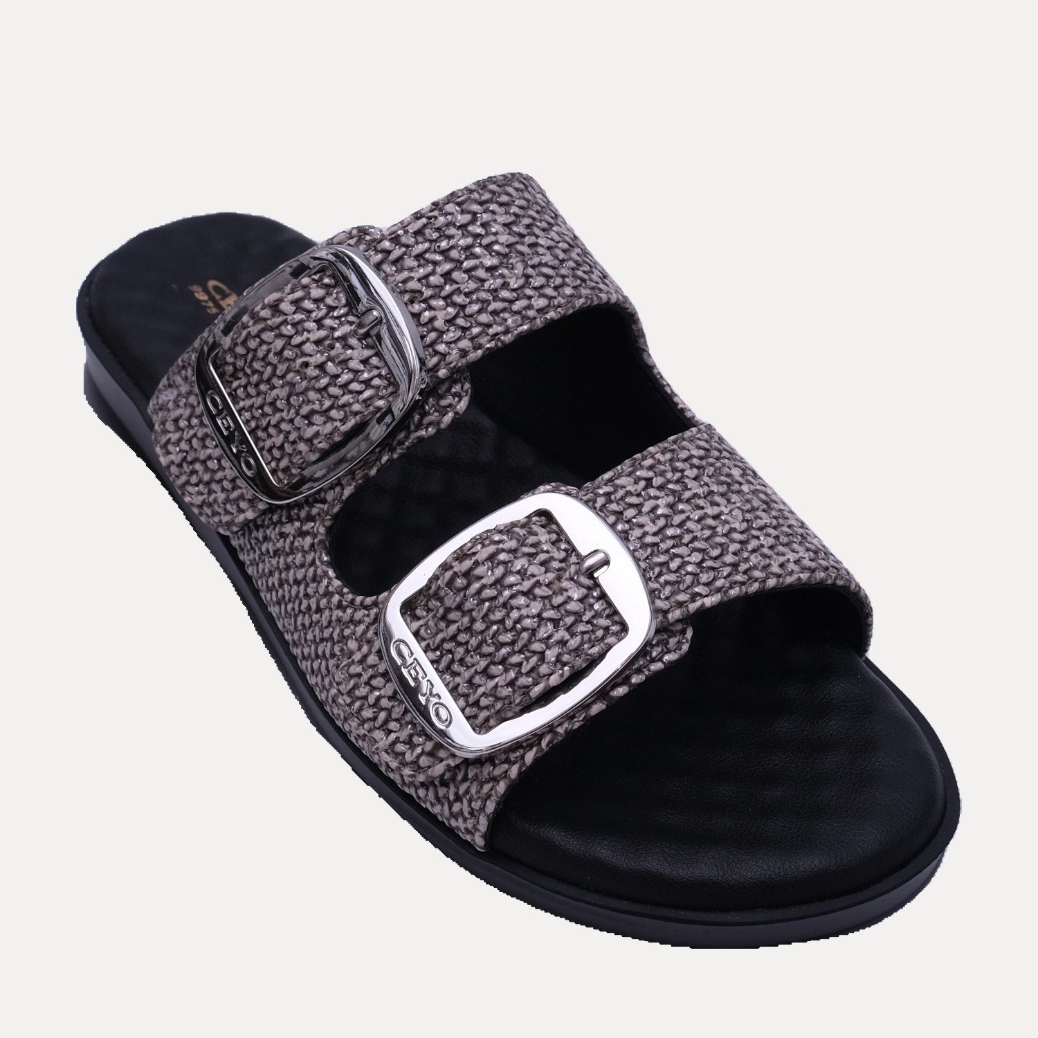 CEYO 9975-19 Kadın Terlik Platin
