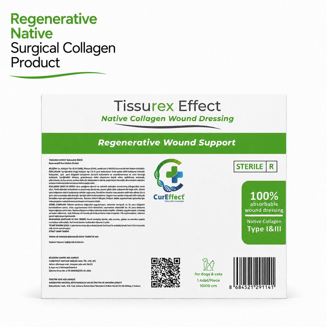 Tissurex Effect Native Kolajen Yara Örtüsü