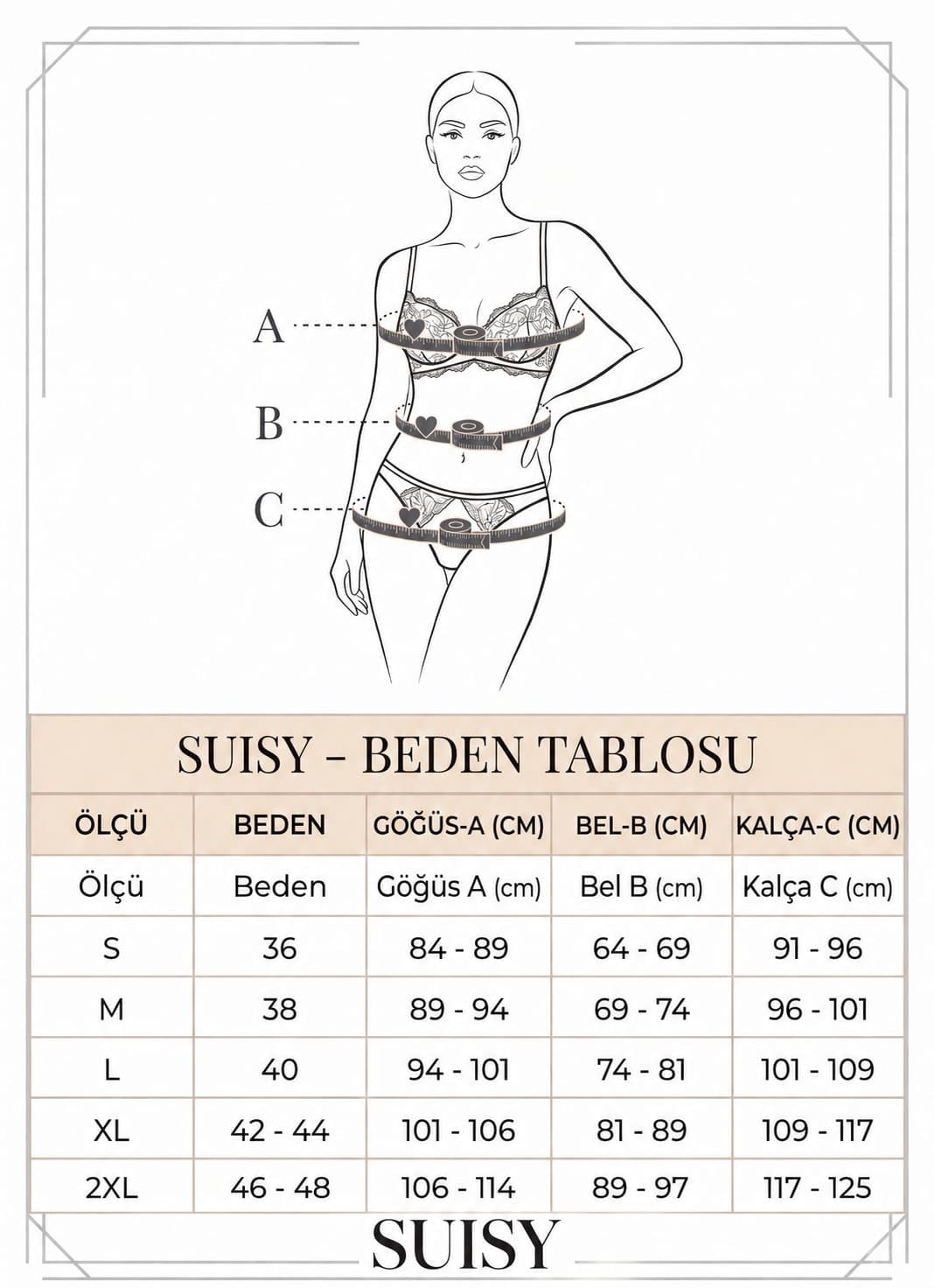 SUISY-Pembe Çizgili Dantelli Şortlu Pijama Takımı SUISY COLLECTION