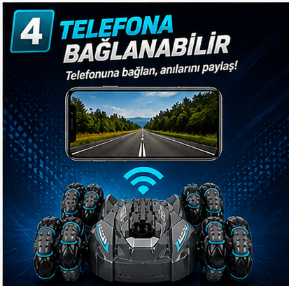 1080P Kameralı 4x4 Akrobat RC Araba