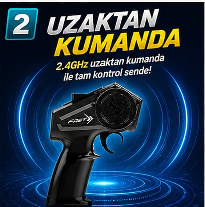 1080P Kameralı 4x4 Akrobat RC Araba