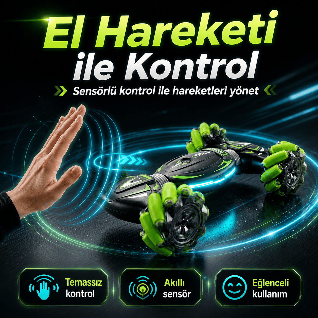 360 Derece Dönen RC Araba