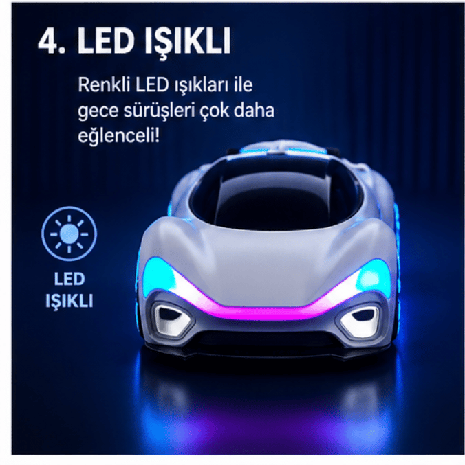 4x4 Şarjlı Işıklı RC Araba