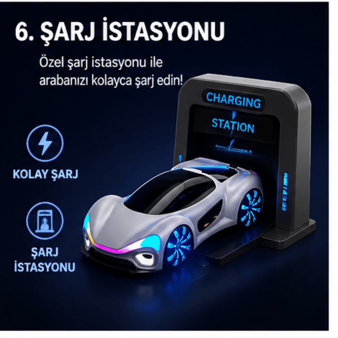 4x4 Şarjlı Işıklı RC Araba