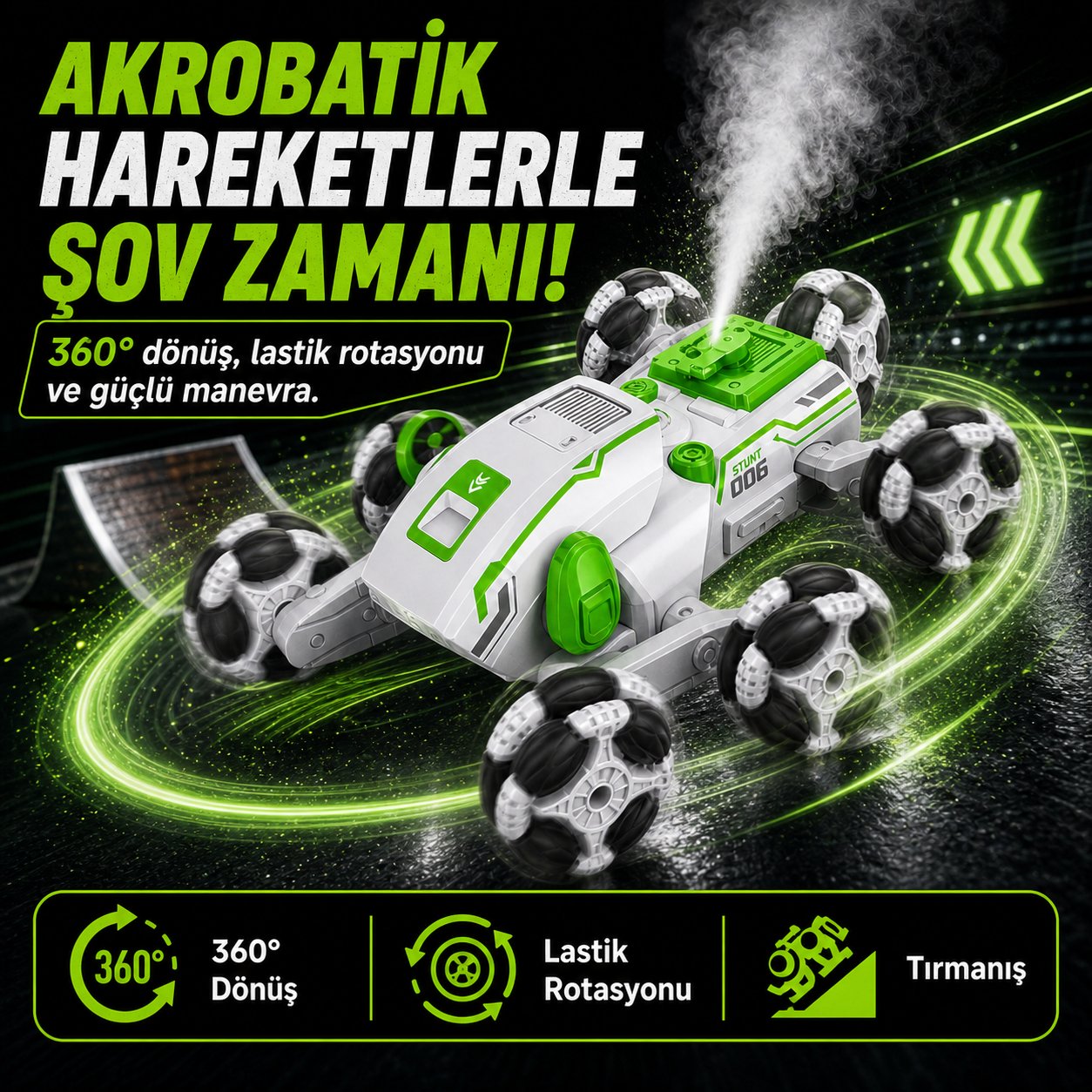 Buharlı Robot Köpek Araba