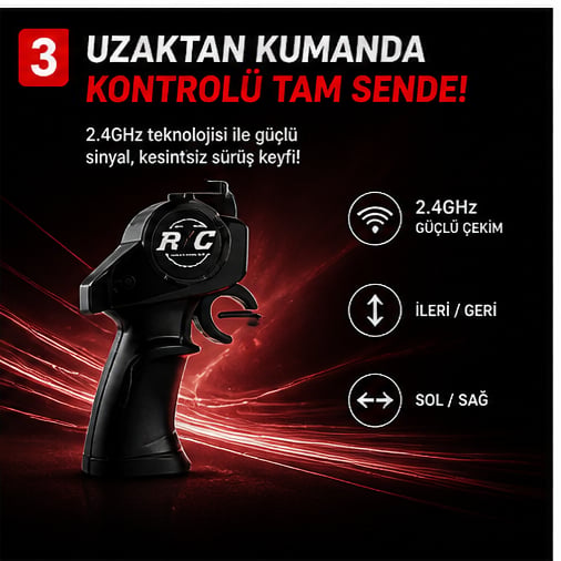 Kameralı Uzaktan Kumandalı Full Fonksiyon Şarjlı 2.4g Kameralı Off Road Araba