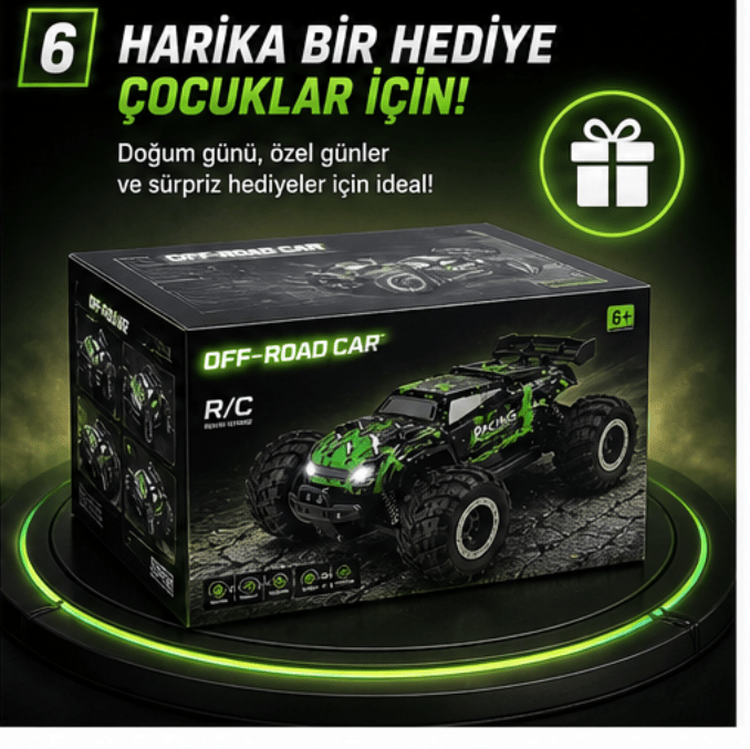 Uzaktan Kumandalı Şarjlı Yüksek Hızlı Off Road Araba