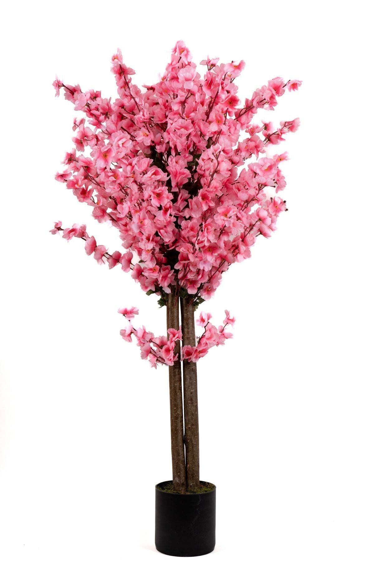 120 Cm Pembe Yapay Bahardalı Ağacı