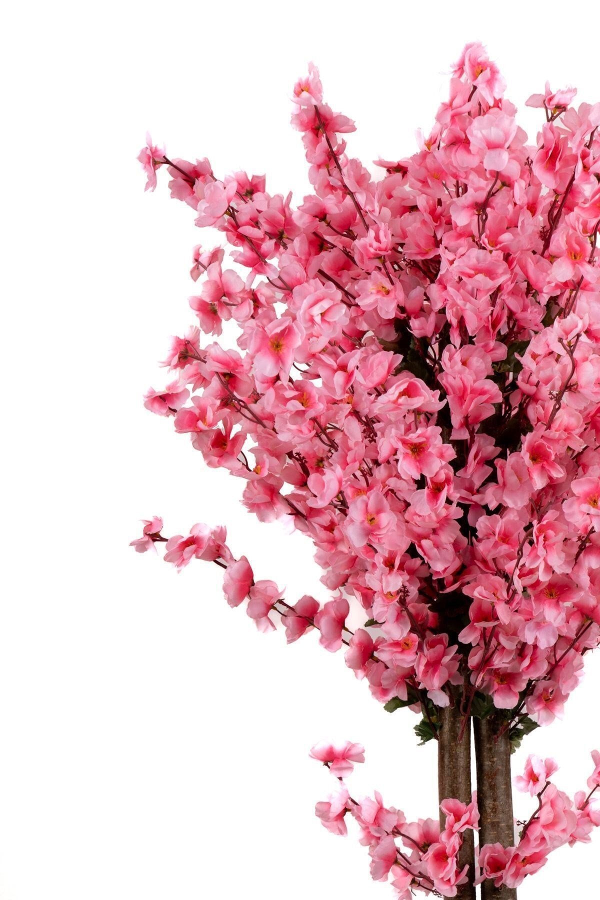 120 Cm Pembe Yapay Bahardalı Ağacı
