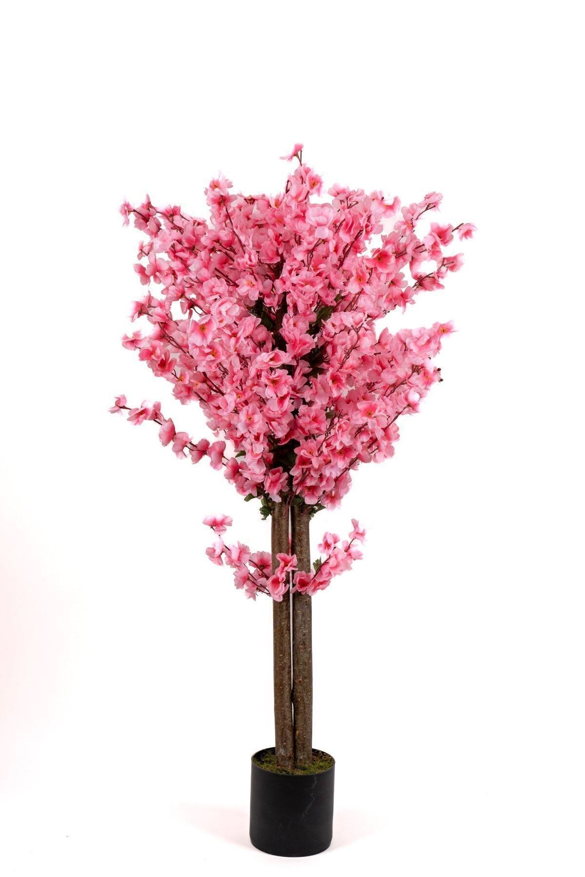 120 cm Yoğun Yapraklı Pembe Yapay Japon Bahardalı Ağacı