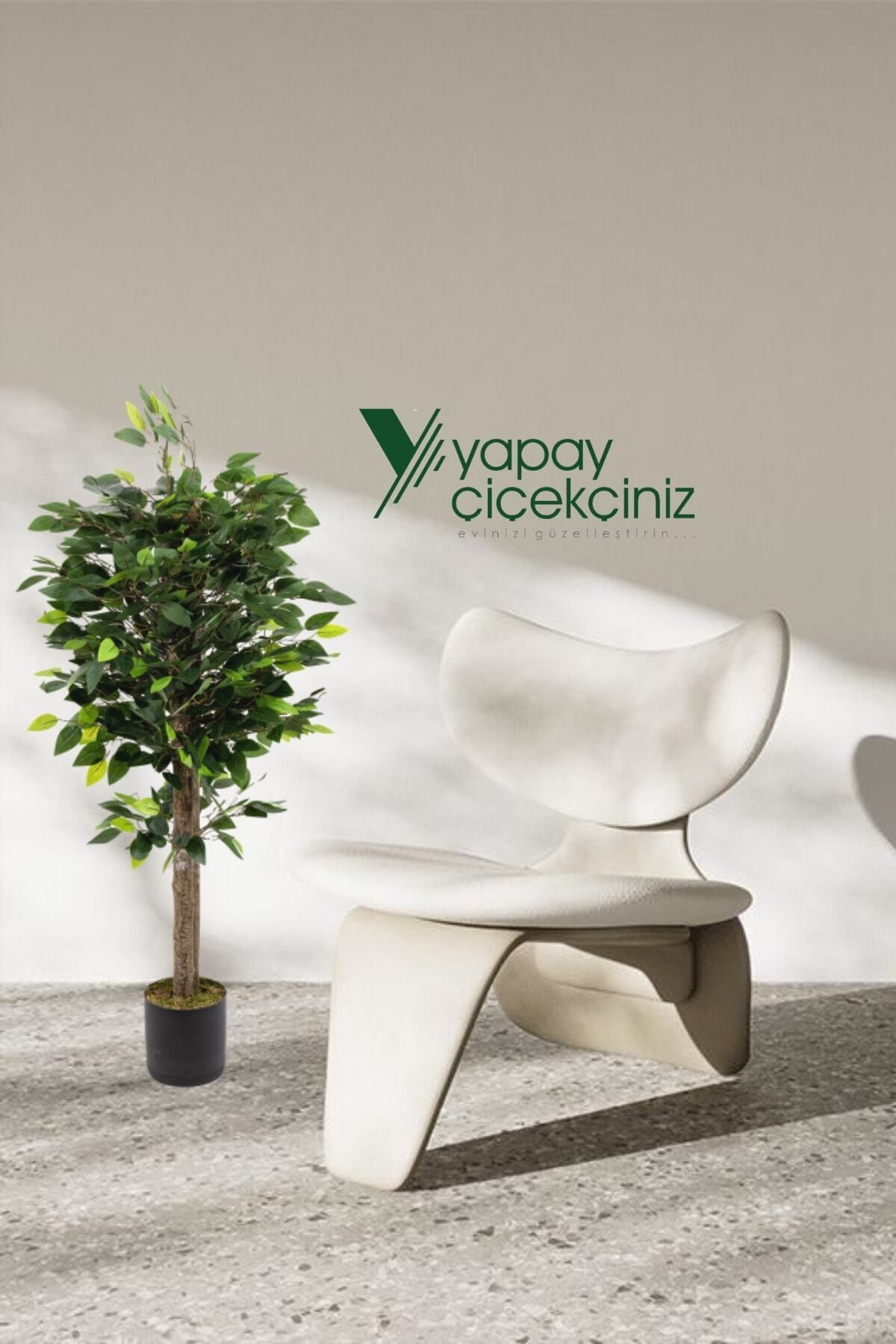 120 Cm Yoğun Yapraklı Yapay Benjamin Ağacı