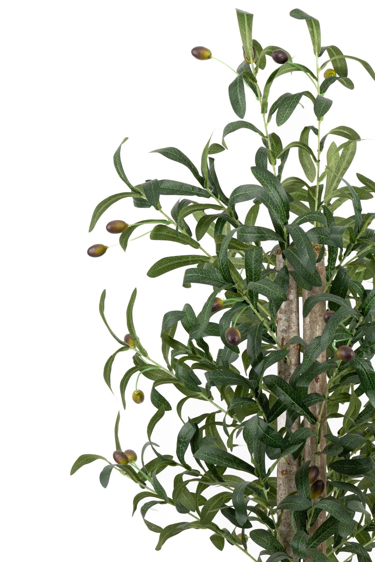 Siyah Saksıda 100 Cm Yapay Zeytin Ağacı