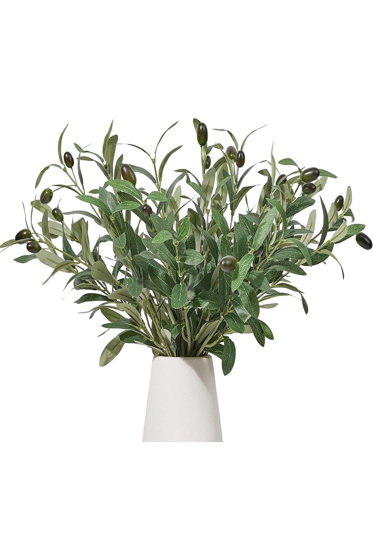 Yapay Zeytin Dalı Dekoratif 95 cm 6 Zeytinli