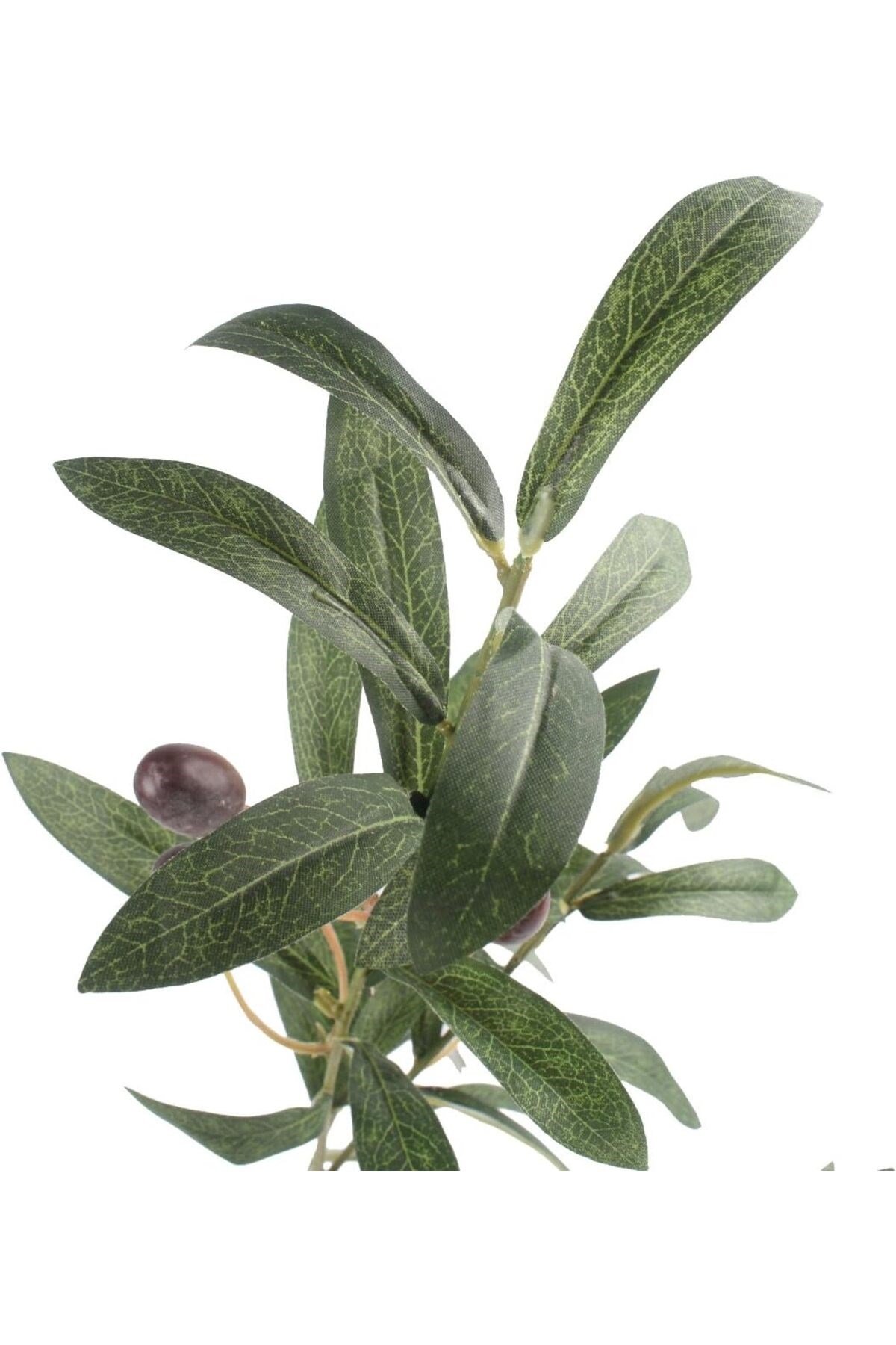 Yapay Zeytin Dalı Dekoratif 95 cm 6 Zeytinli