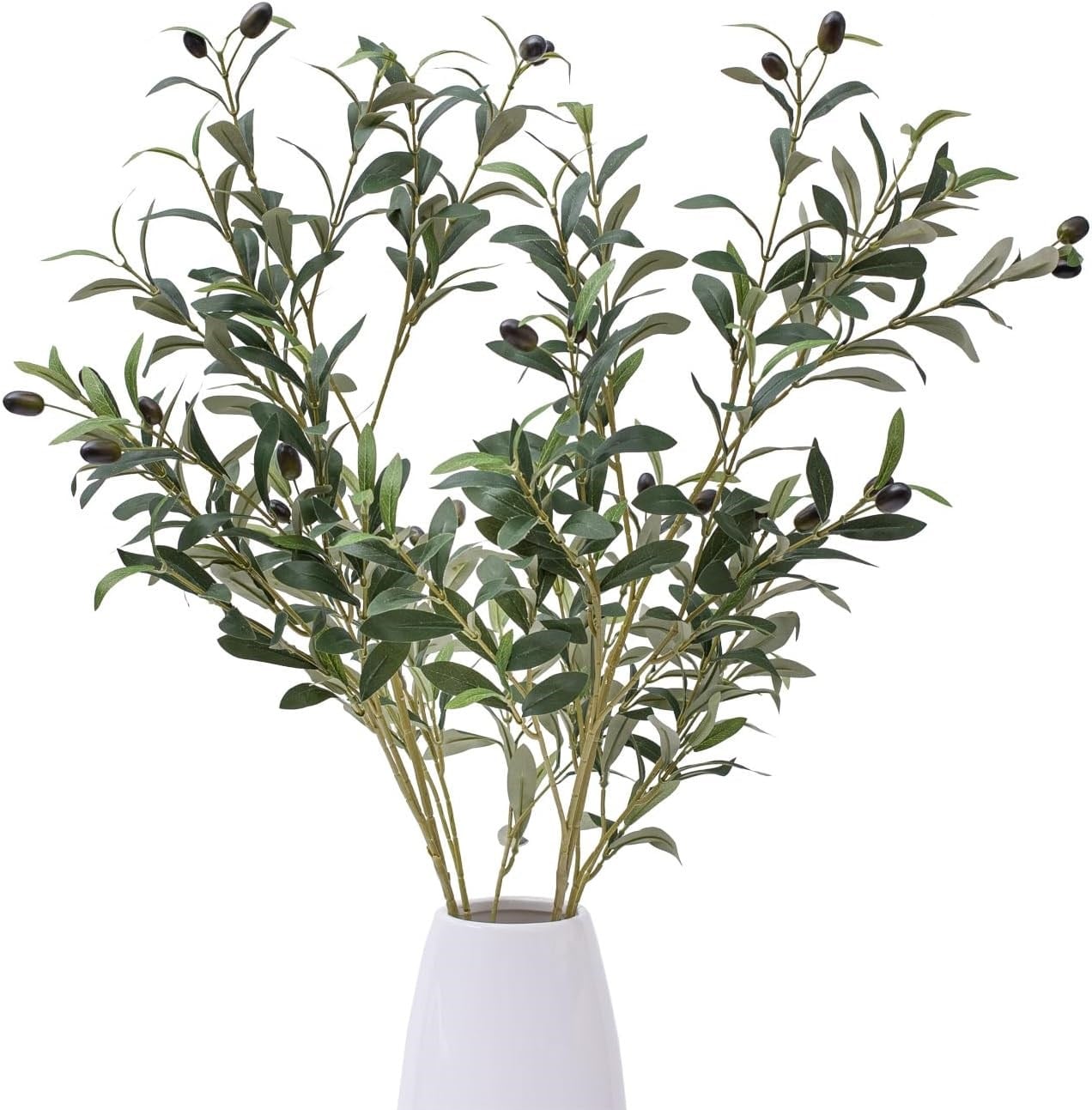Yapay Zeytin Dalı Dekoratif 95 cm 6 Zeytinli