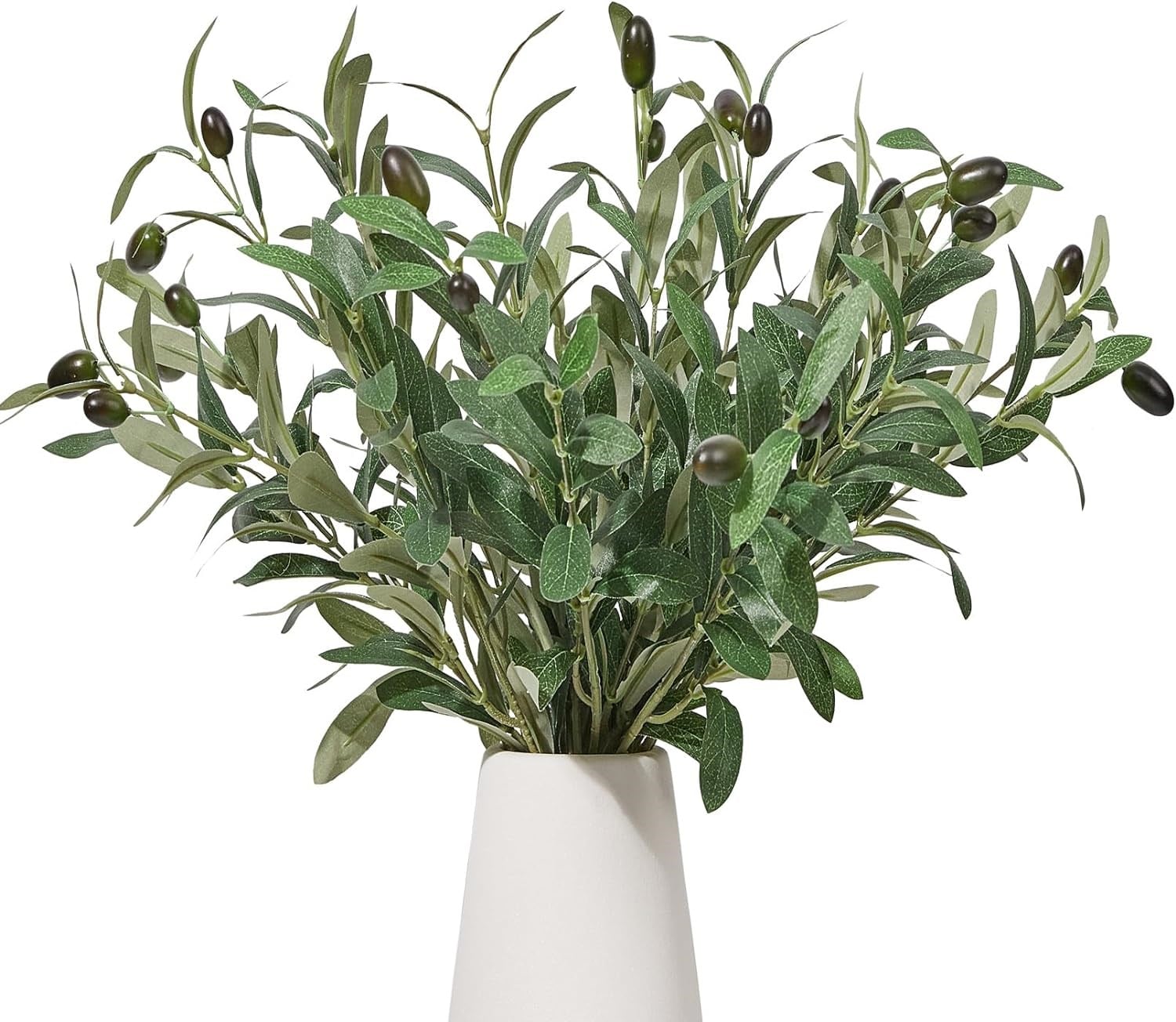 Yapay Zeytin Dalı Dekoratif 95 cm 6 Zeytinli