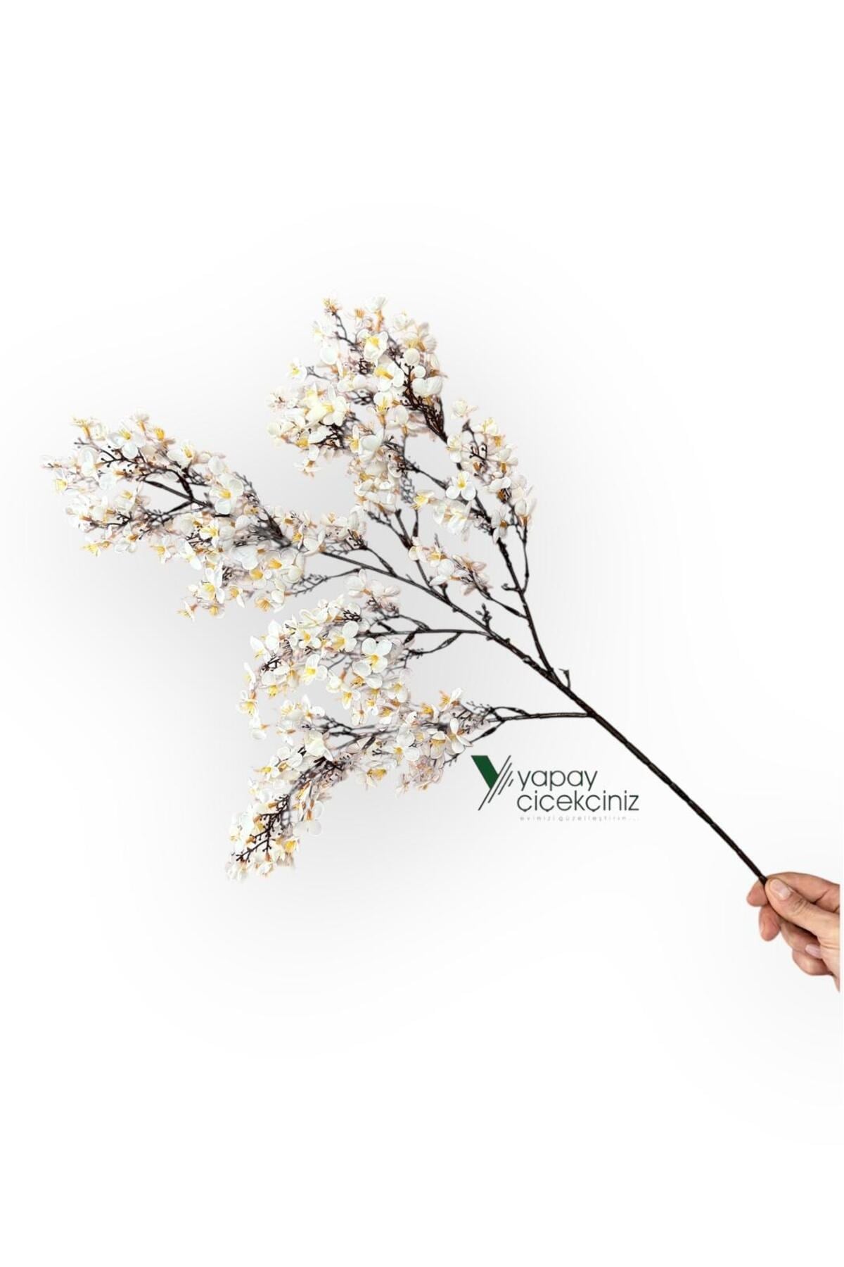 Yoğun Çiçekli Yapay Japon Sakura Bahardalı Demeti 75 cm