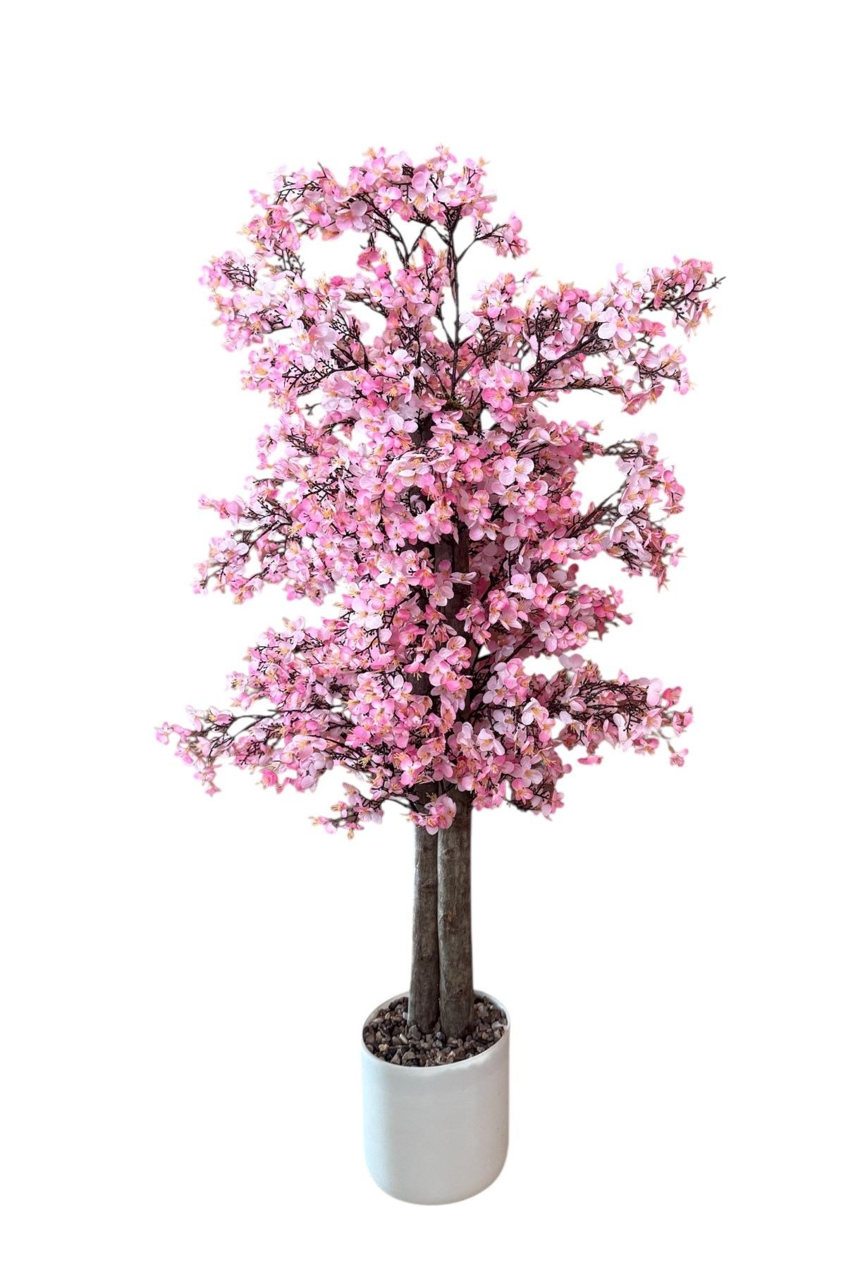 Yoğun Yapraklı 100 cm Yapay Sakura Bahar Dalı Ağacı Premium 